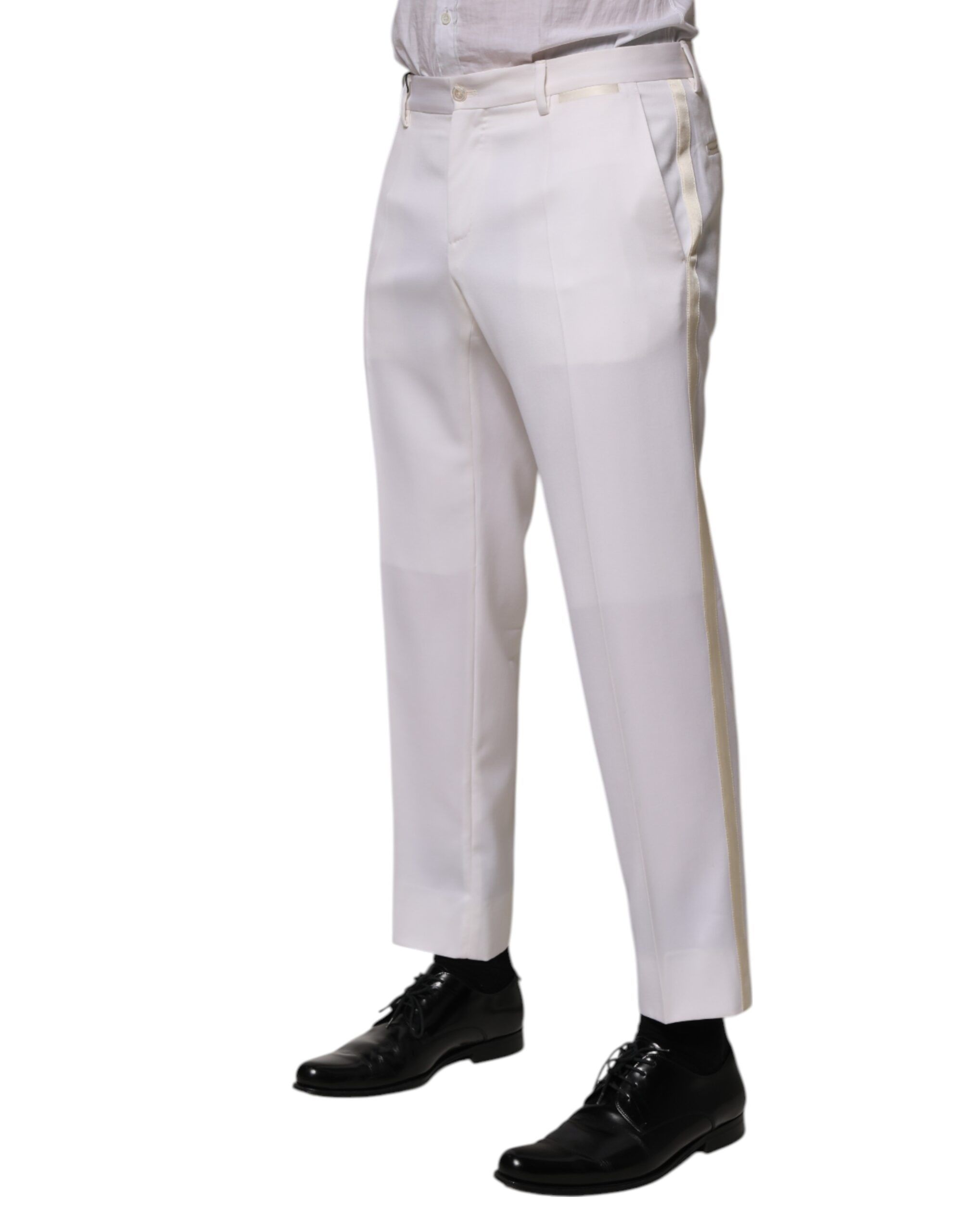 Polyester Tapered Formal Trouser Men's Pants (Pre-Owned) - Dolce & Gabbana - Modalova