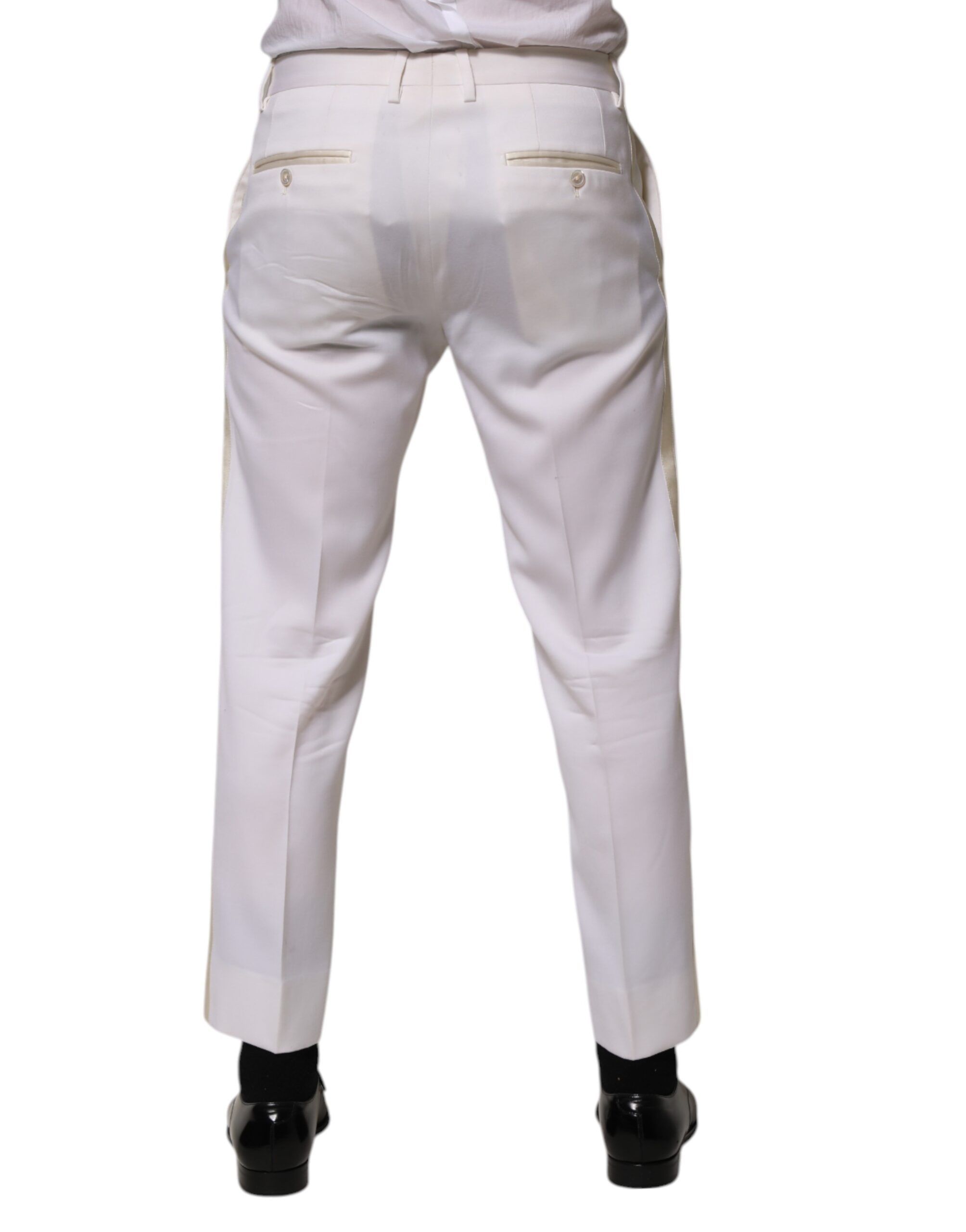 Polyester Tapered Formal Trouser Men's Pants (Pre-Owned) - Dolce & Gabbana - Modalova