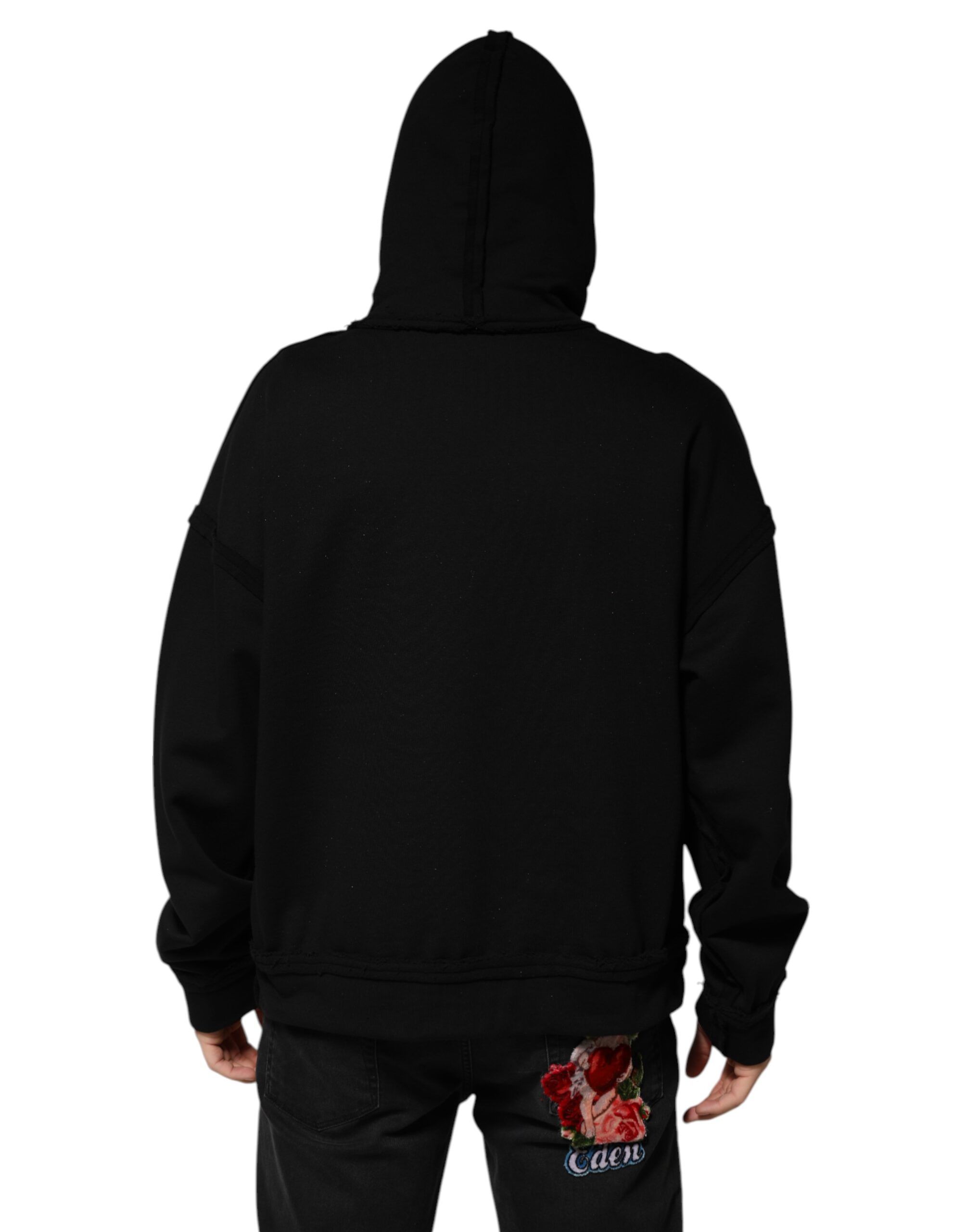 Printed Hoodie Crystal Embellished Men's Jacket - Dolce & Gabbana - Modalova