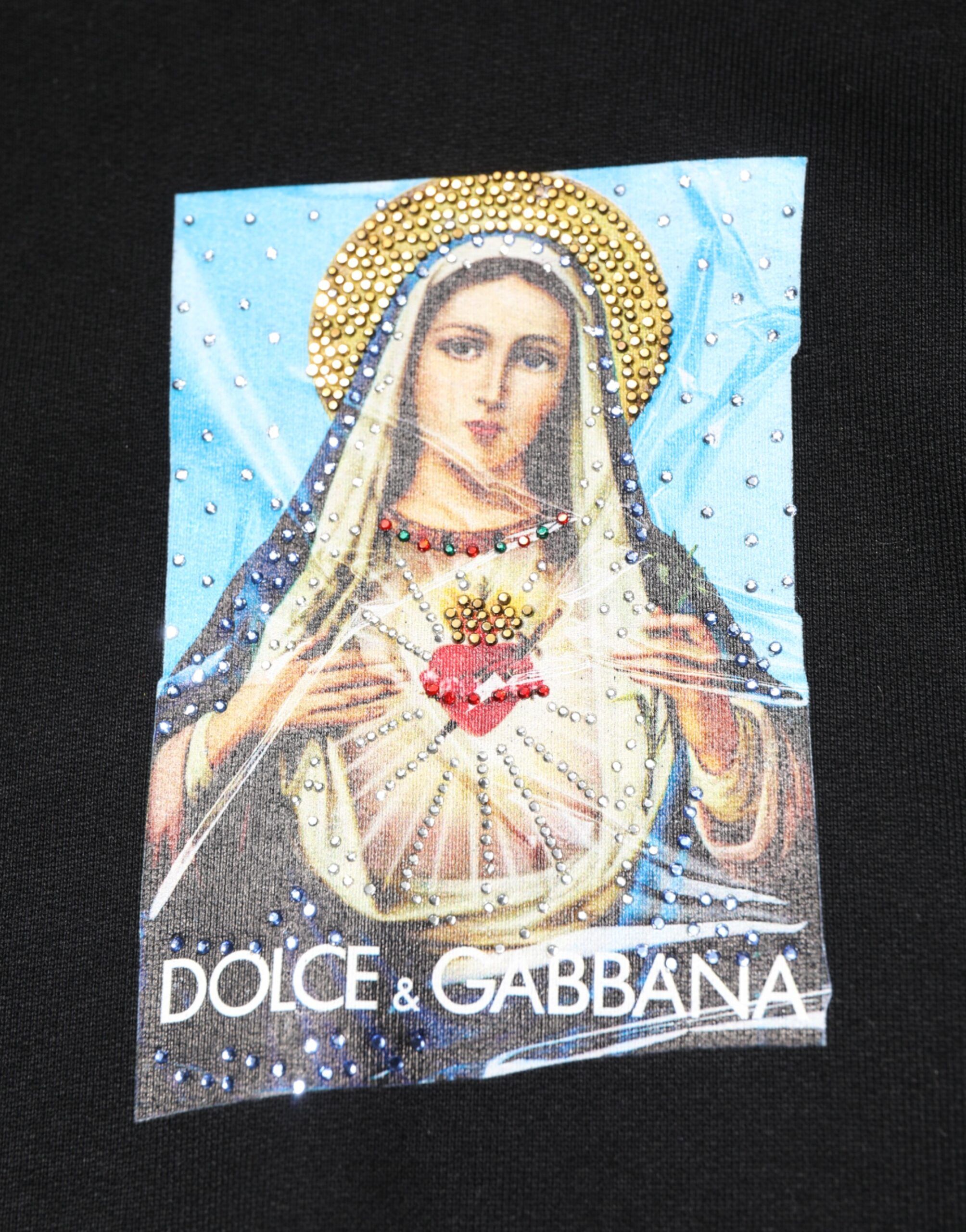 Printed Hoodie Crystal Embellished Men's Jacket - Dolce & Gabbana - Modalova