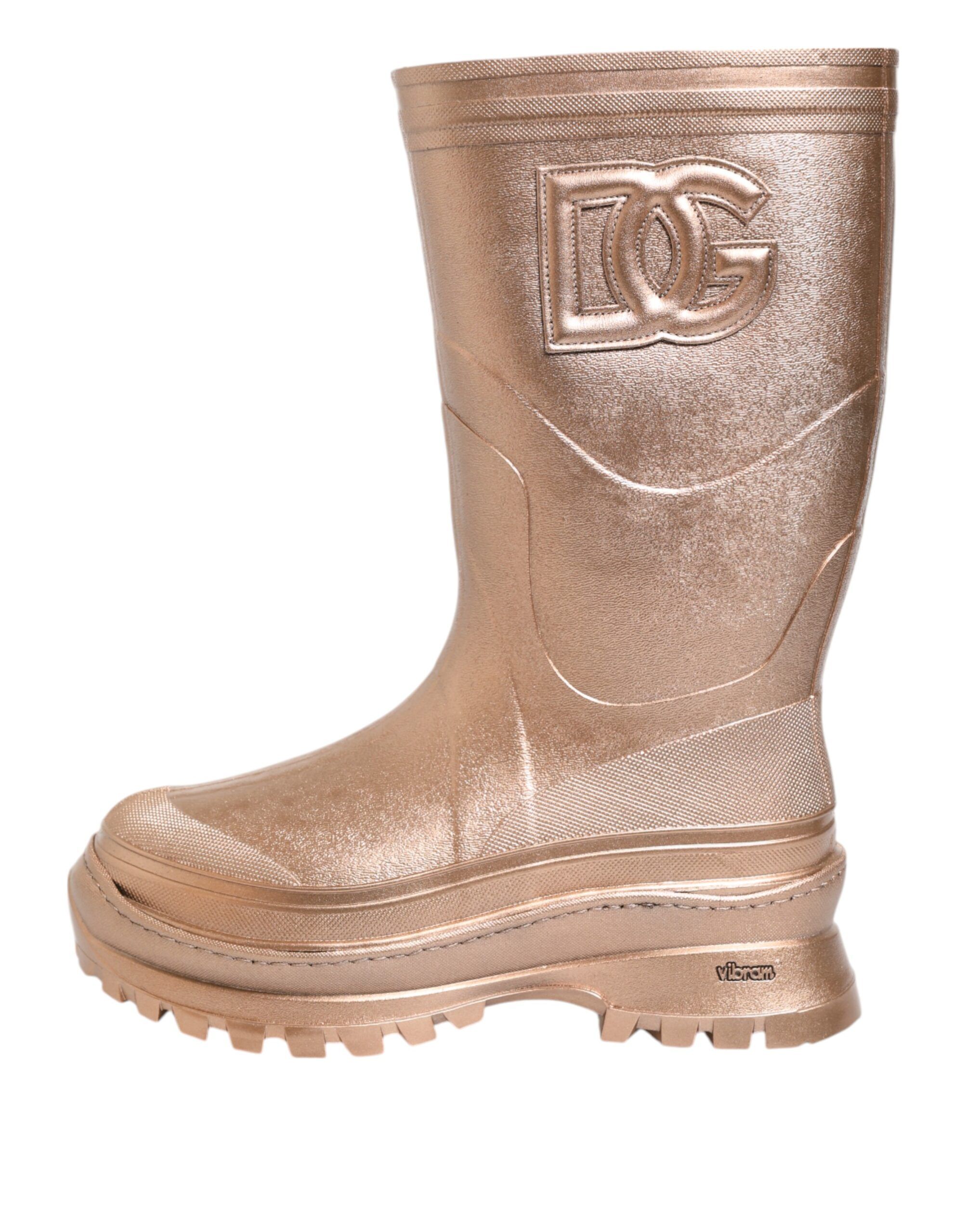 Rubber Pull On Rain Boots Women's Shoes - Dolce & Gabbana - Modalova