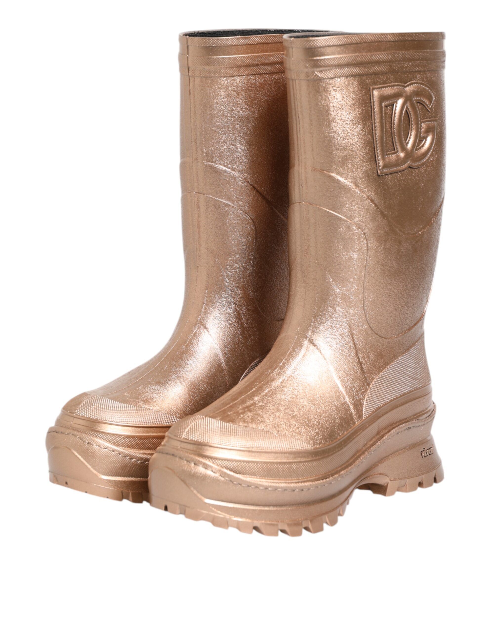 Rubber Pull On Rain Boots Women's Shoes - Dolce & Gabbana - Modalova