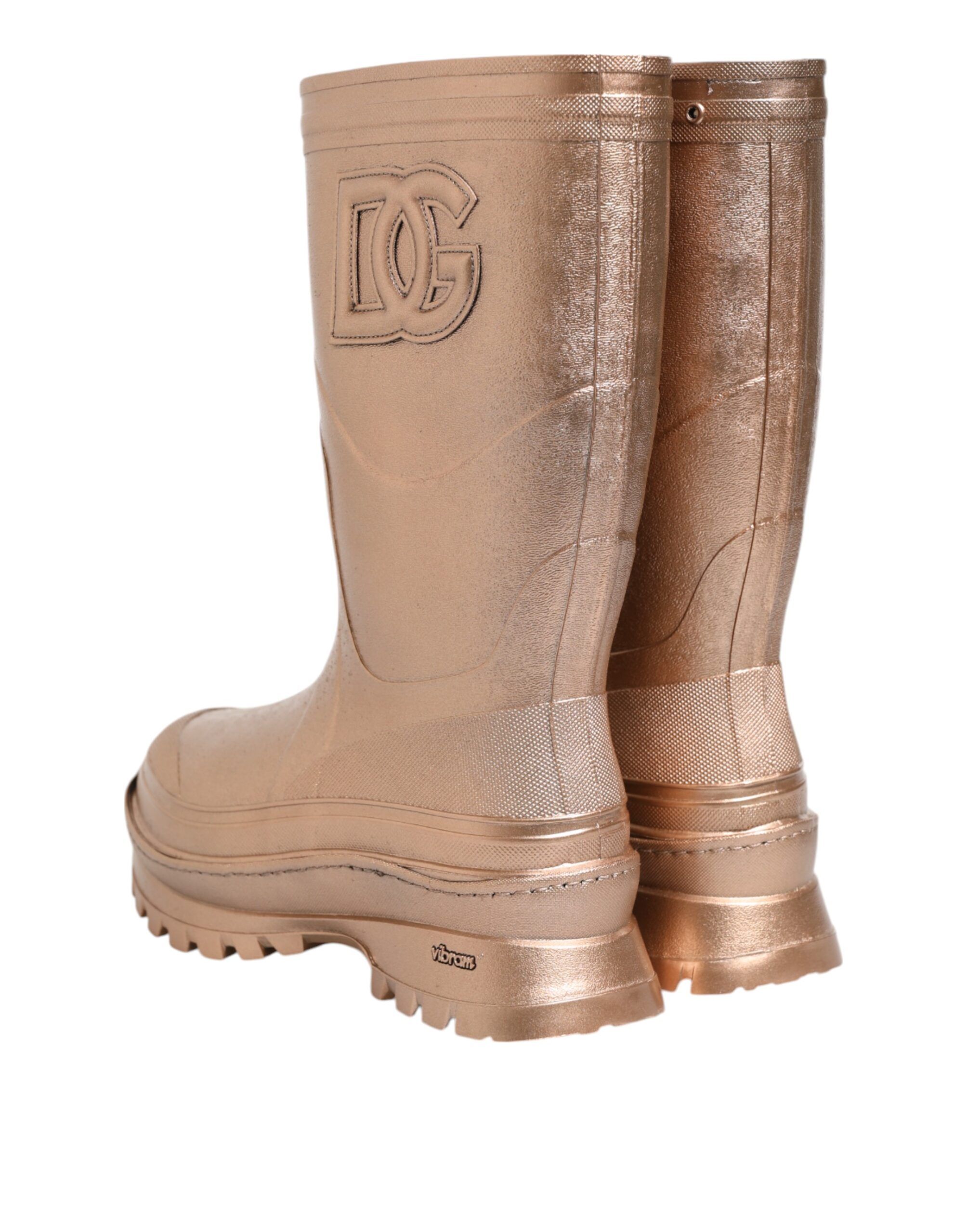 Rubber Pull On Rain Boots Women's Shoes - Dolce & Gabbana - Modalova