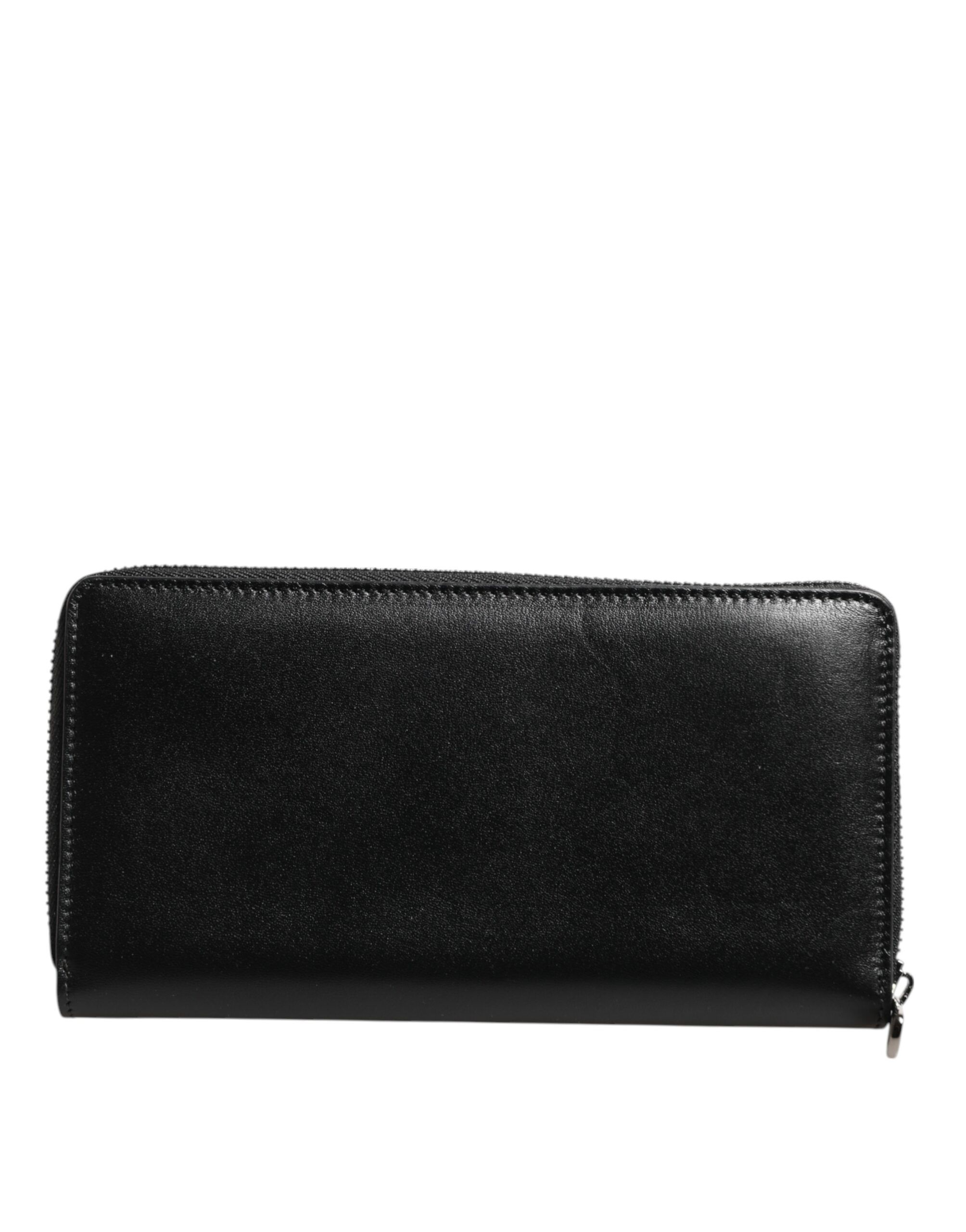 Leather DG Plaque Zip Around Continental Men's Wallet (Pre-Owned) - Dolce & Gabbana - Modalova