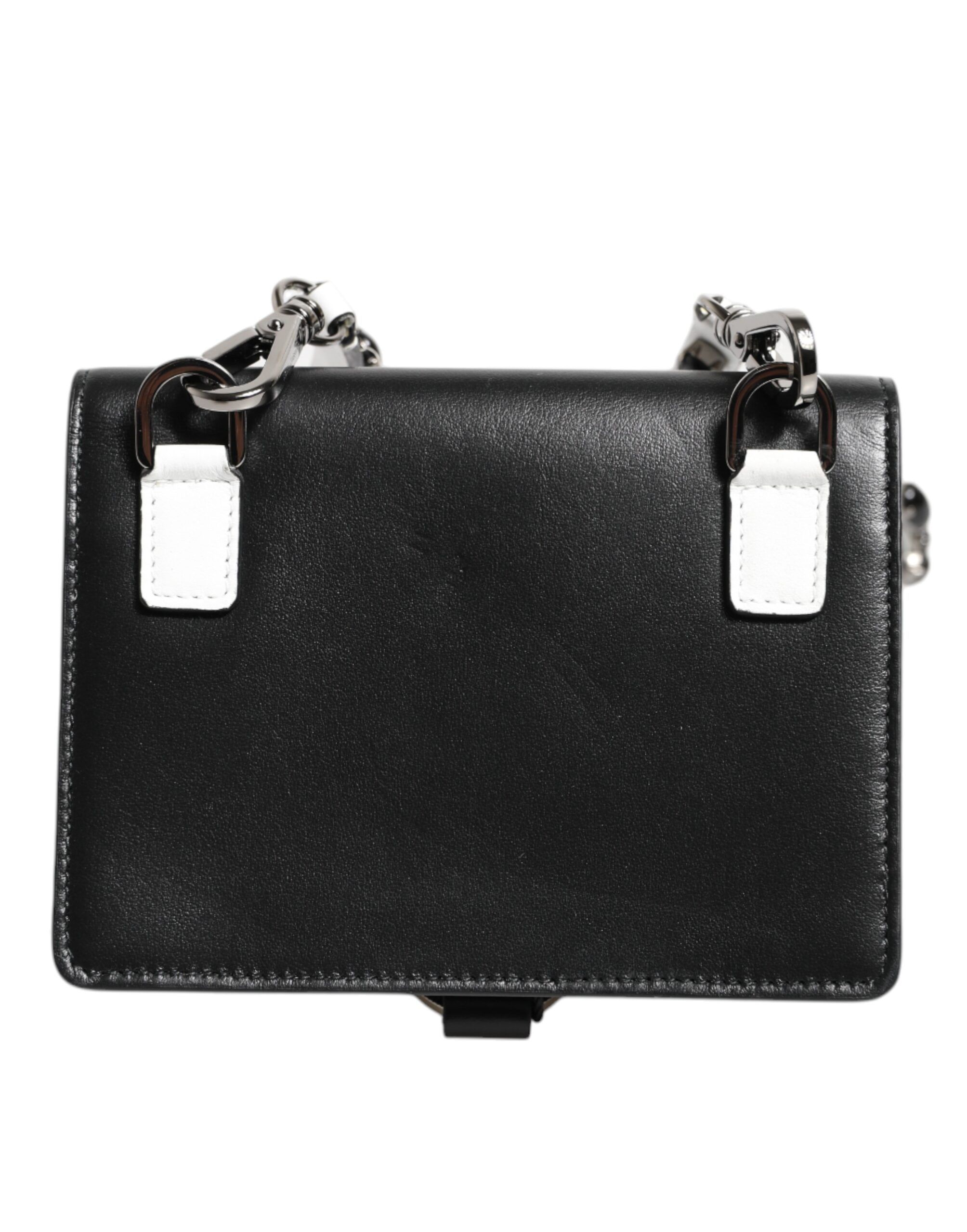 Leather Crystal Embellished Card Holder Women's Wallet - Dolce & Gabbana - Modalova