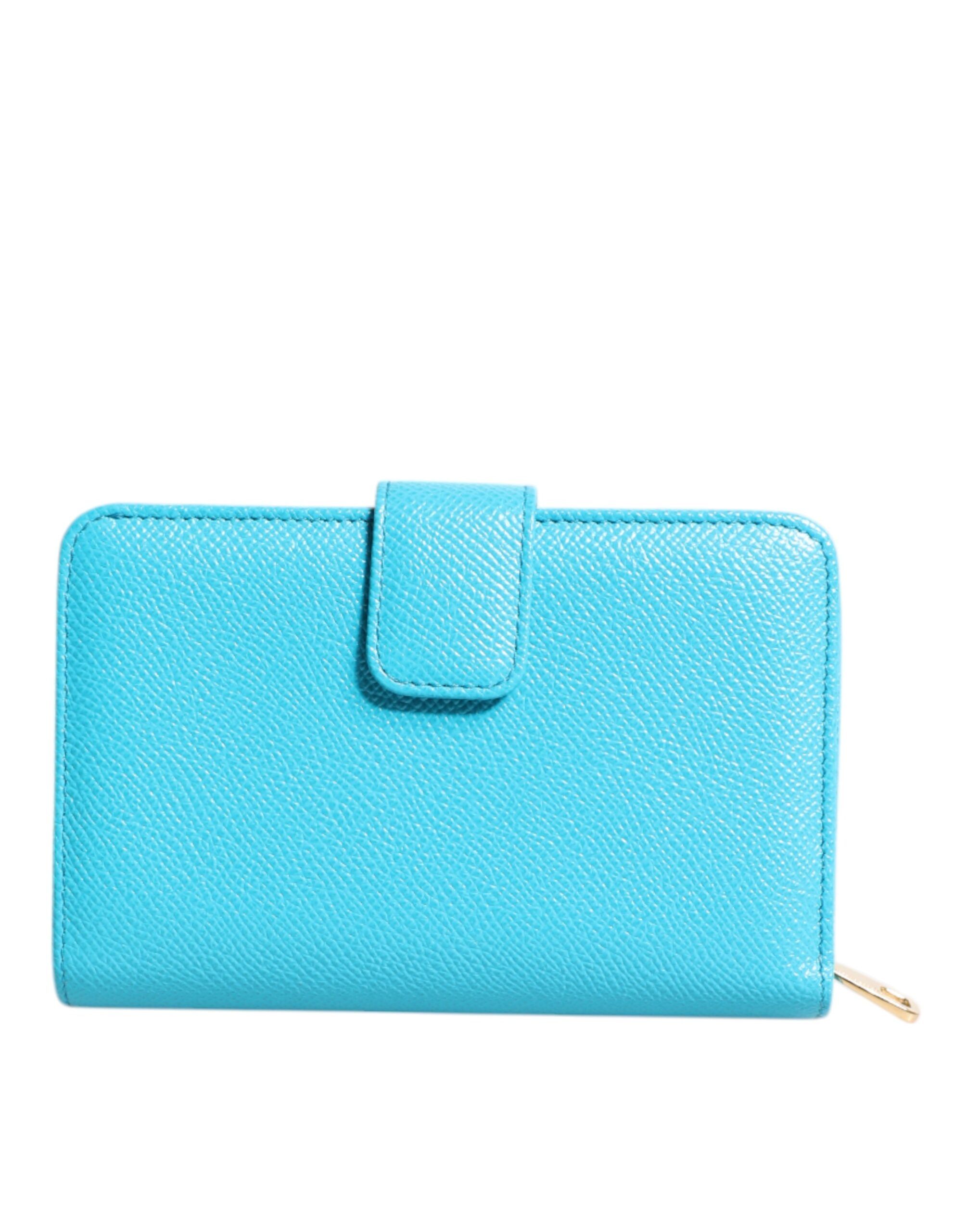 Leather Bifold Continental Clutch Women's Wallet - Dolce & Gabbana - Modalova
