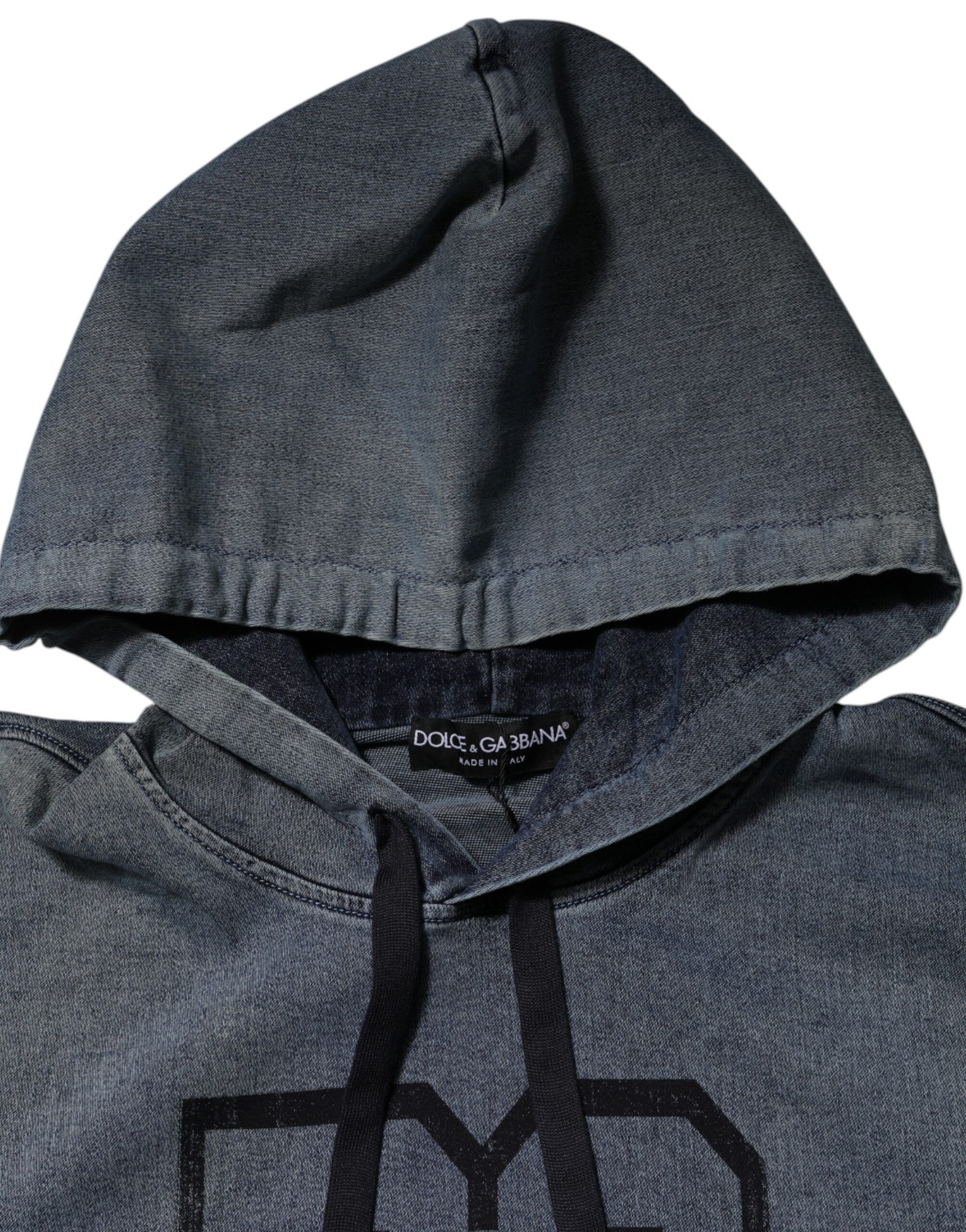 Cotton Blend Hooded Sweatshirt Men's Sweater - Dolce & Gabbana - Modalova