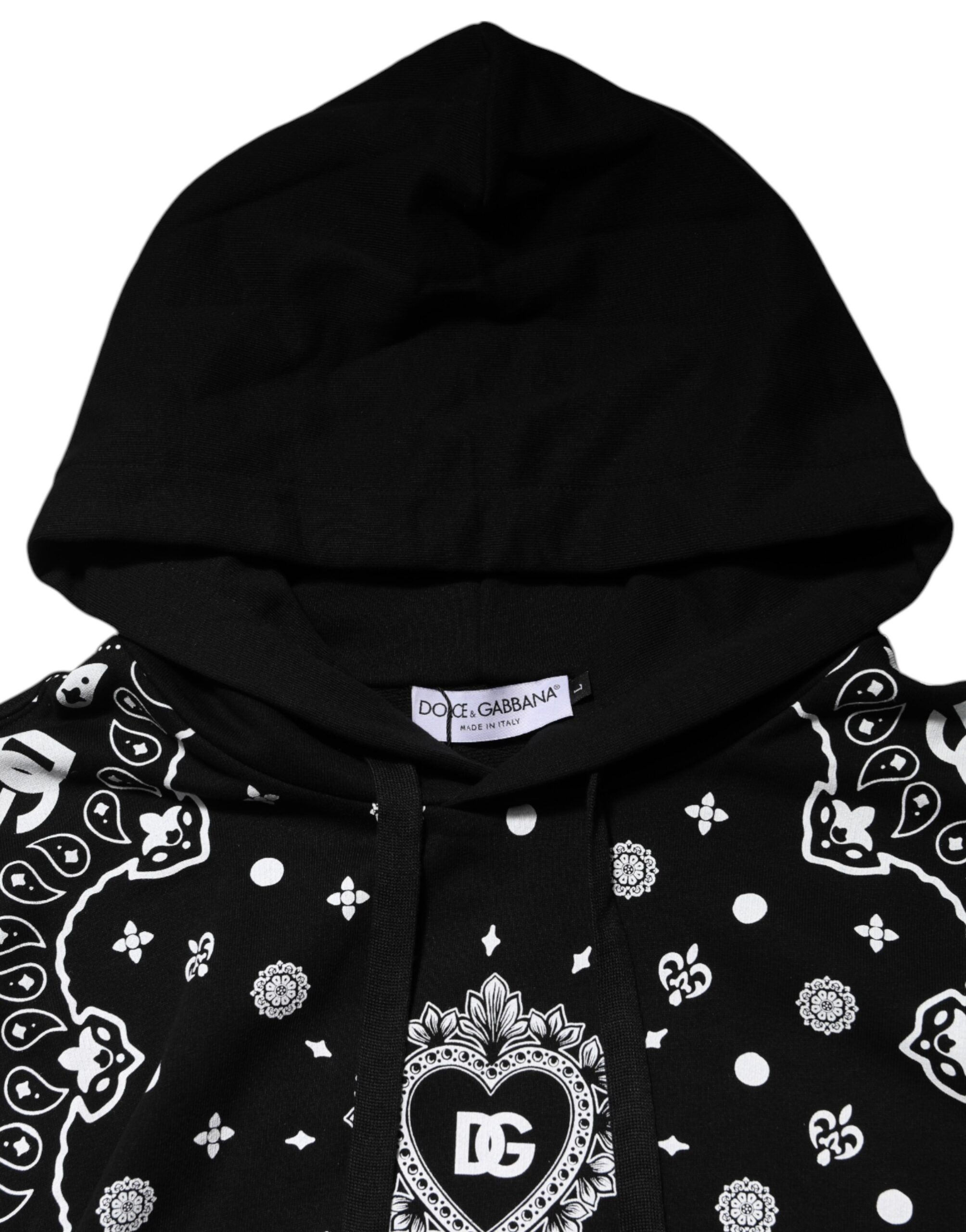 Bandana Hooded Men Sweatshirt Men's Sweater - Dolce & Gabbana - Modalova