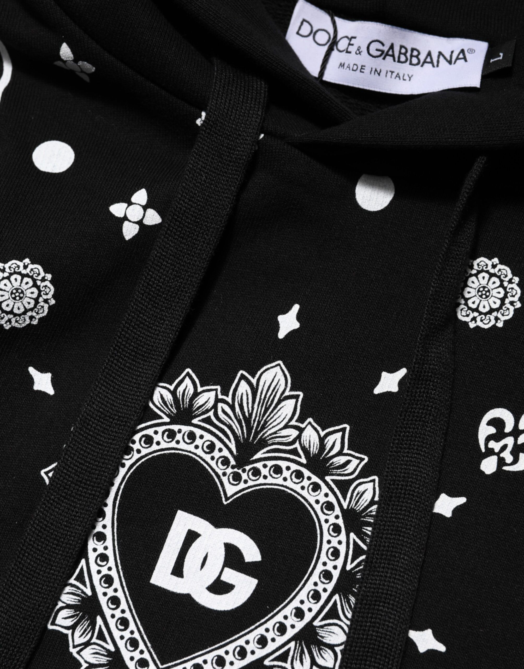 Bandana Hooded Men Sweatshirt Men's Sweater - Dolce & Gabbana - Modalova