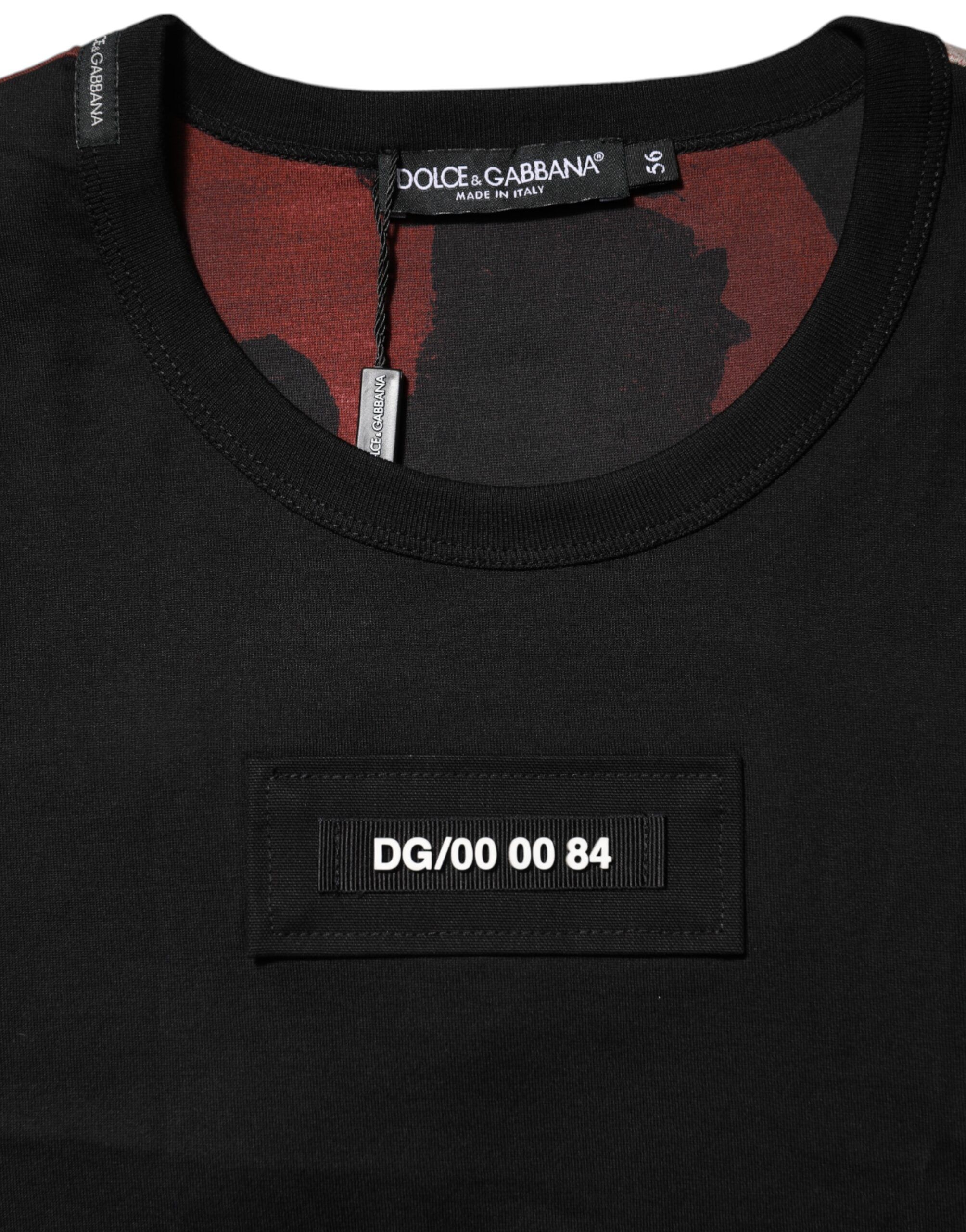 Camouflage Crew Neck Men's T-shirt - Dolce & Gabbana - Modalova