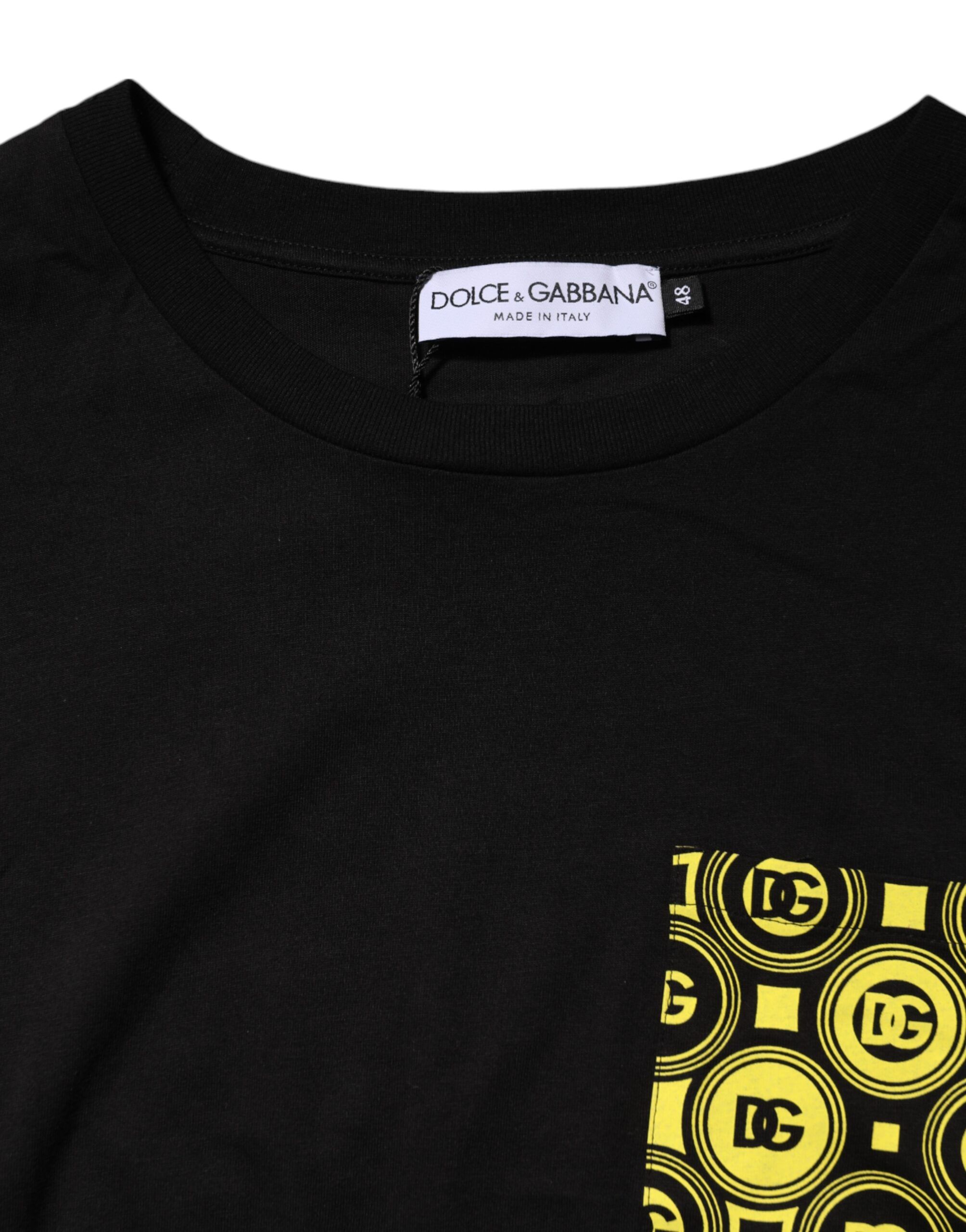 Minimalist Cotton Crew Neck Men's T-shirt - Dolce & Gabbana - Modalova