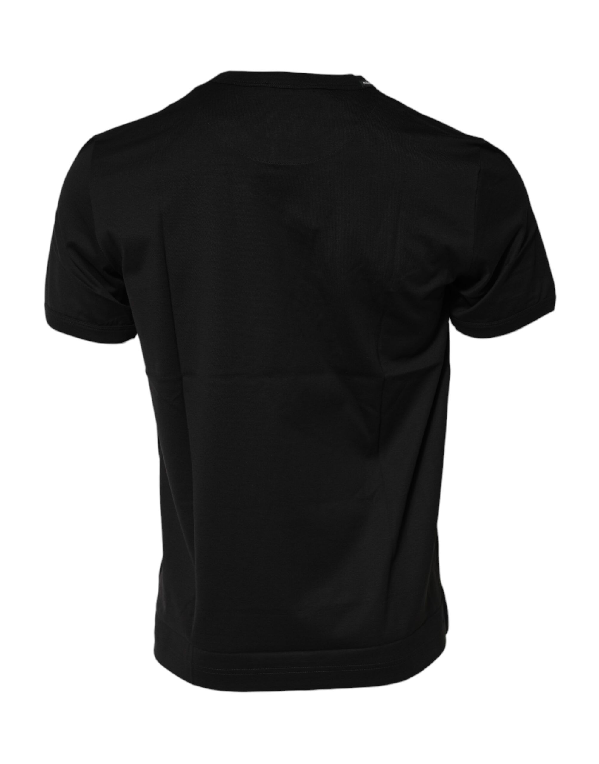 Cotton Logo Print Crew Neck Men's T-shirt - Dolce & Gabbana - Modalova