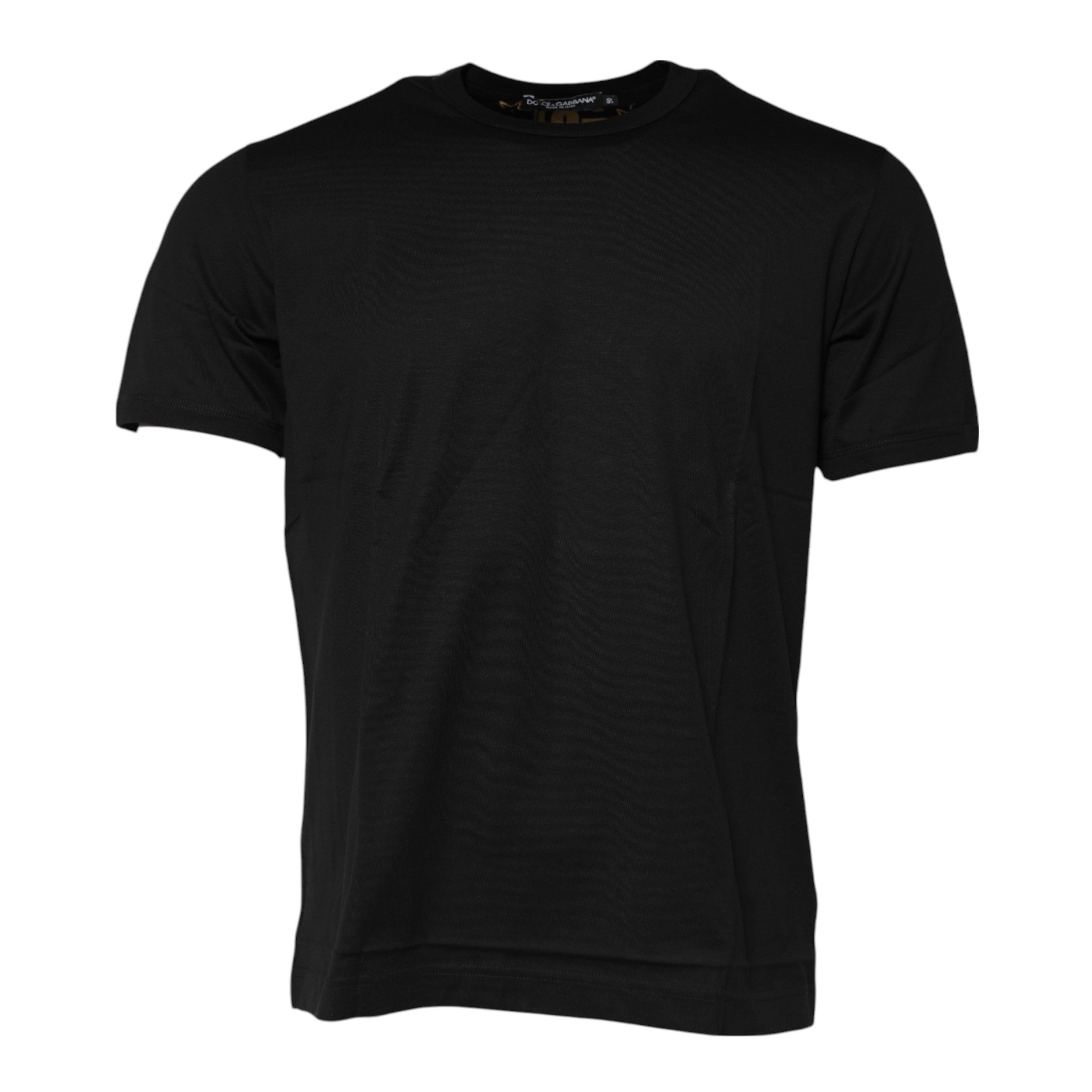 Cotton Logo Print Crew Neck Men's T-shirt - Dolce & Gabbana - Modalova