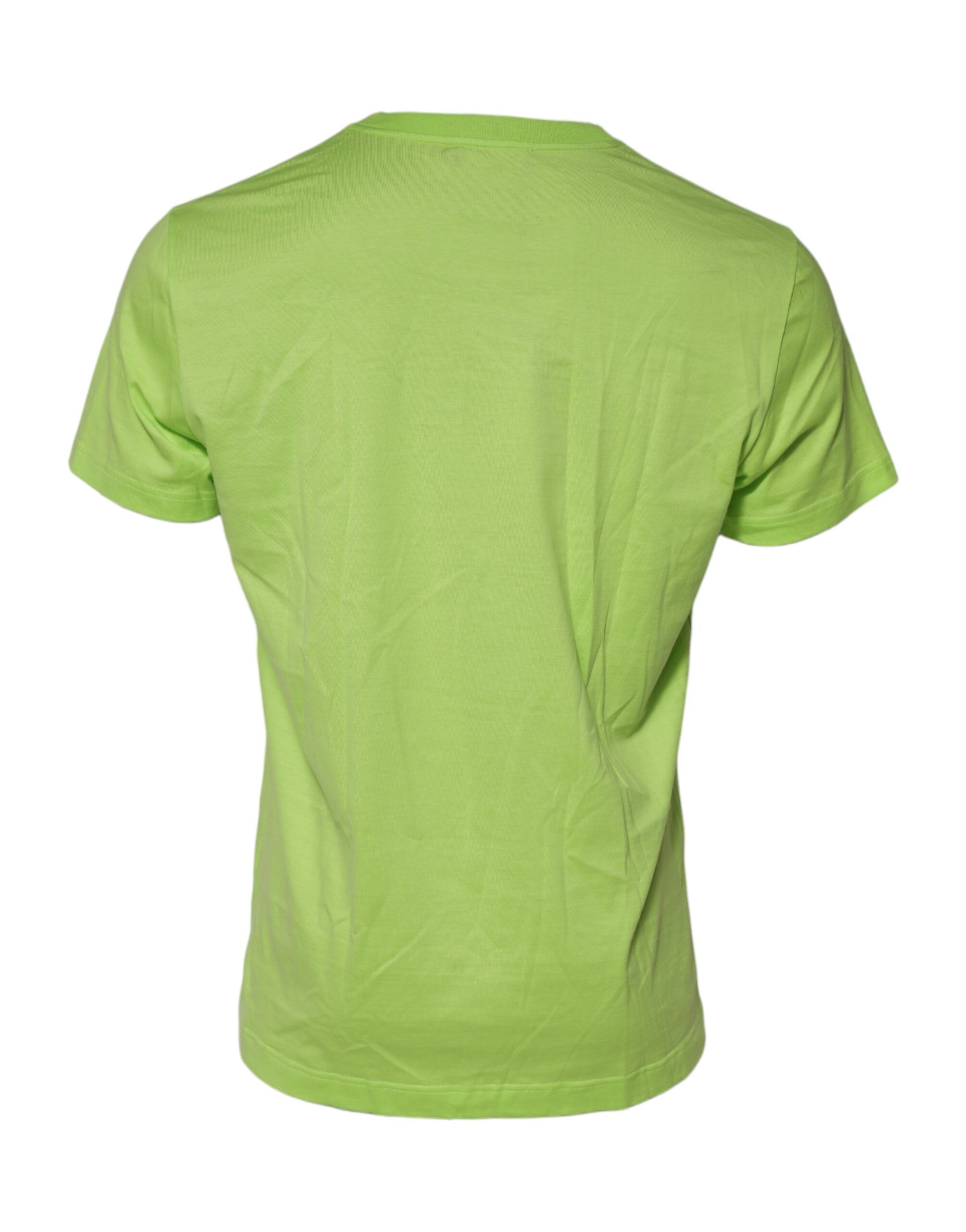 Embossed Logo Cotton Crew Neck Men's T-shirt - Dolce & Gabbana - Modalova