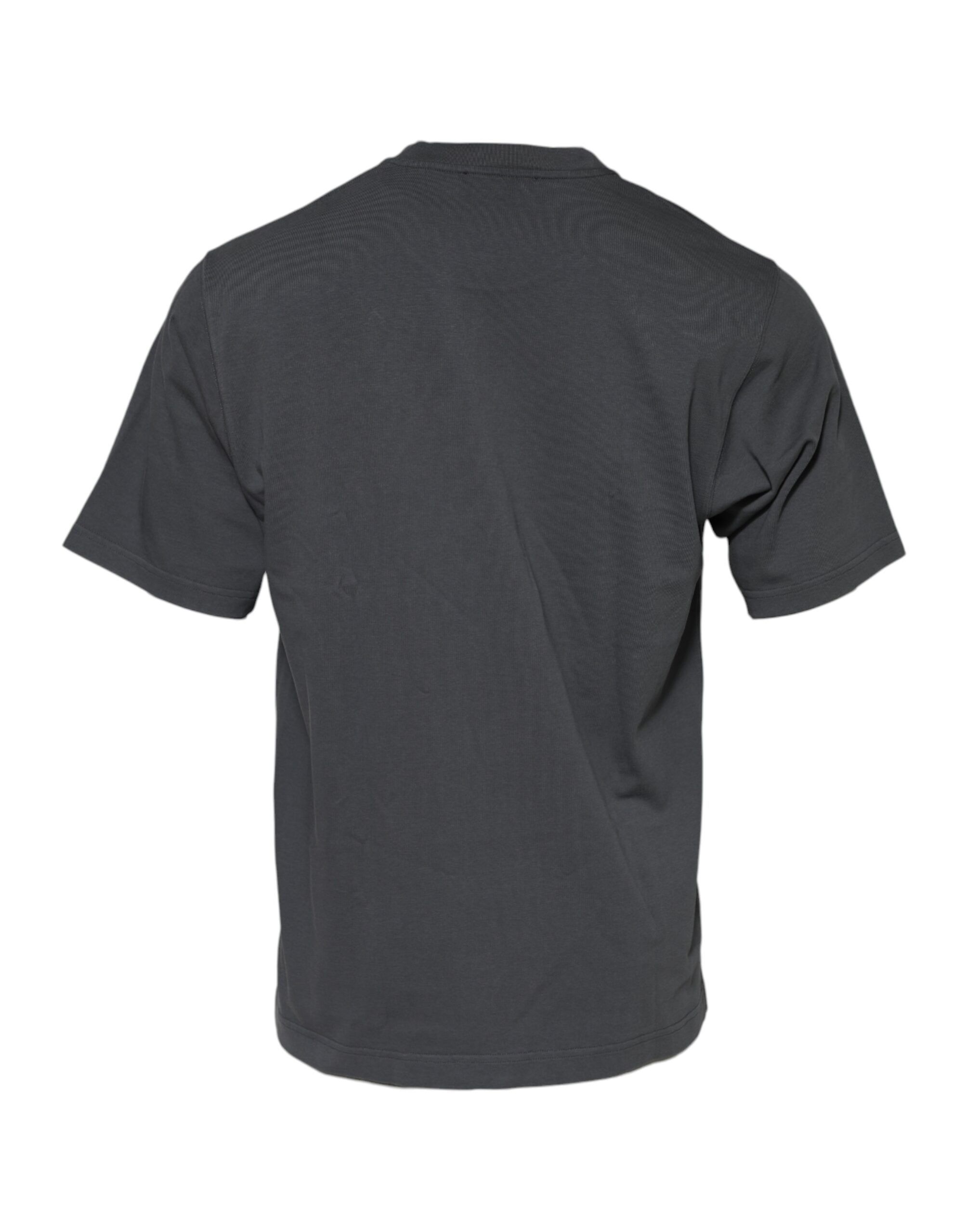 Logo Graphic Cotton Crew Neck Men's T-shirt (Pre-Owned) - Dolce & Gabbana - Modalova