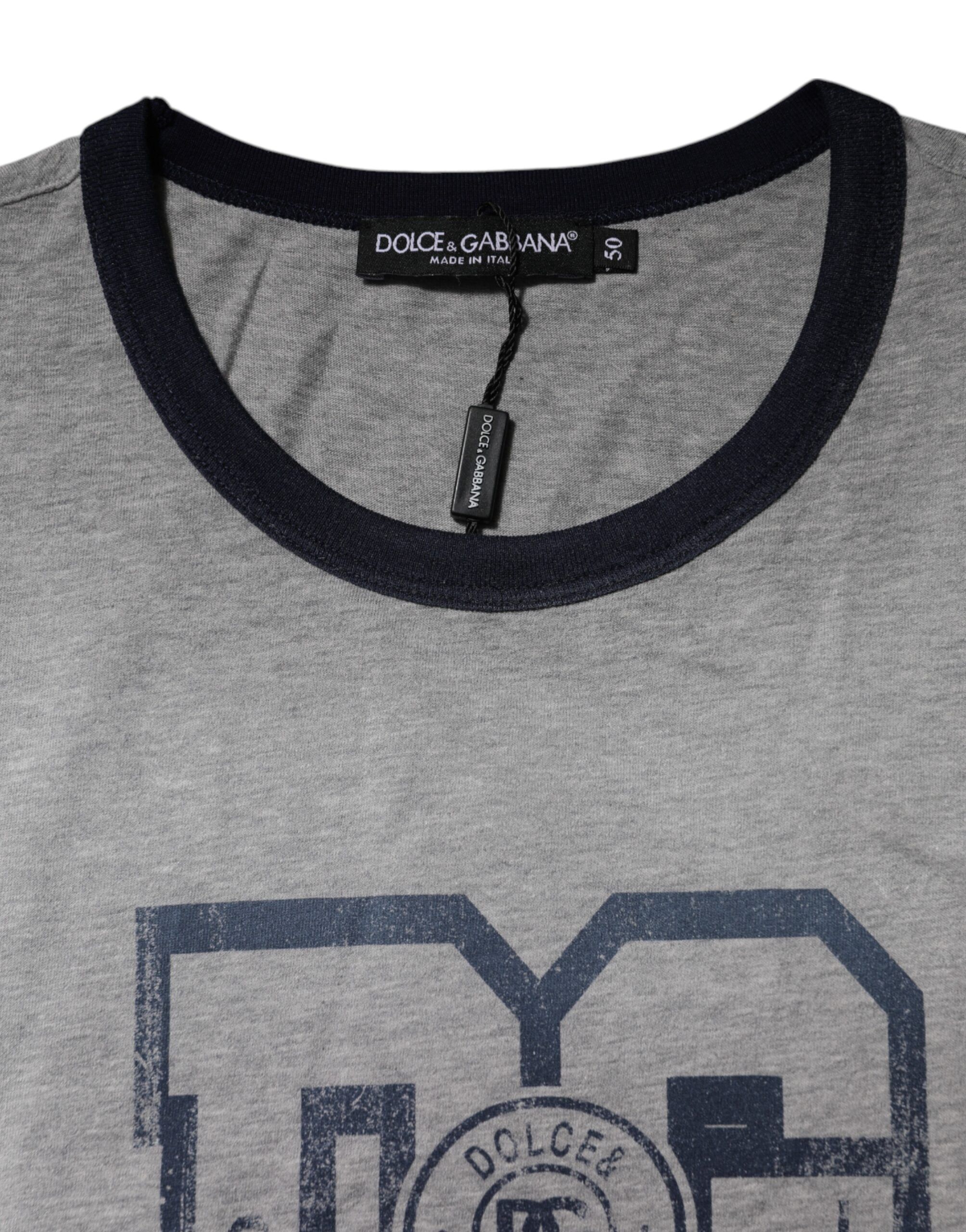 DG Graphic Print Cotton Crewneck Men's T-shirt (Pre-Owned) - Dolce & Gabbana - Modalova