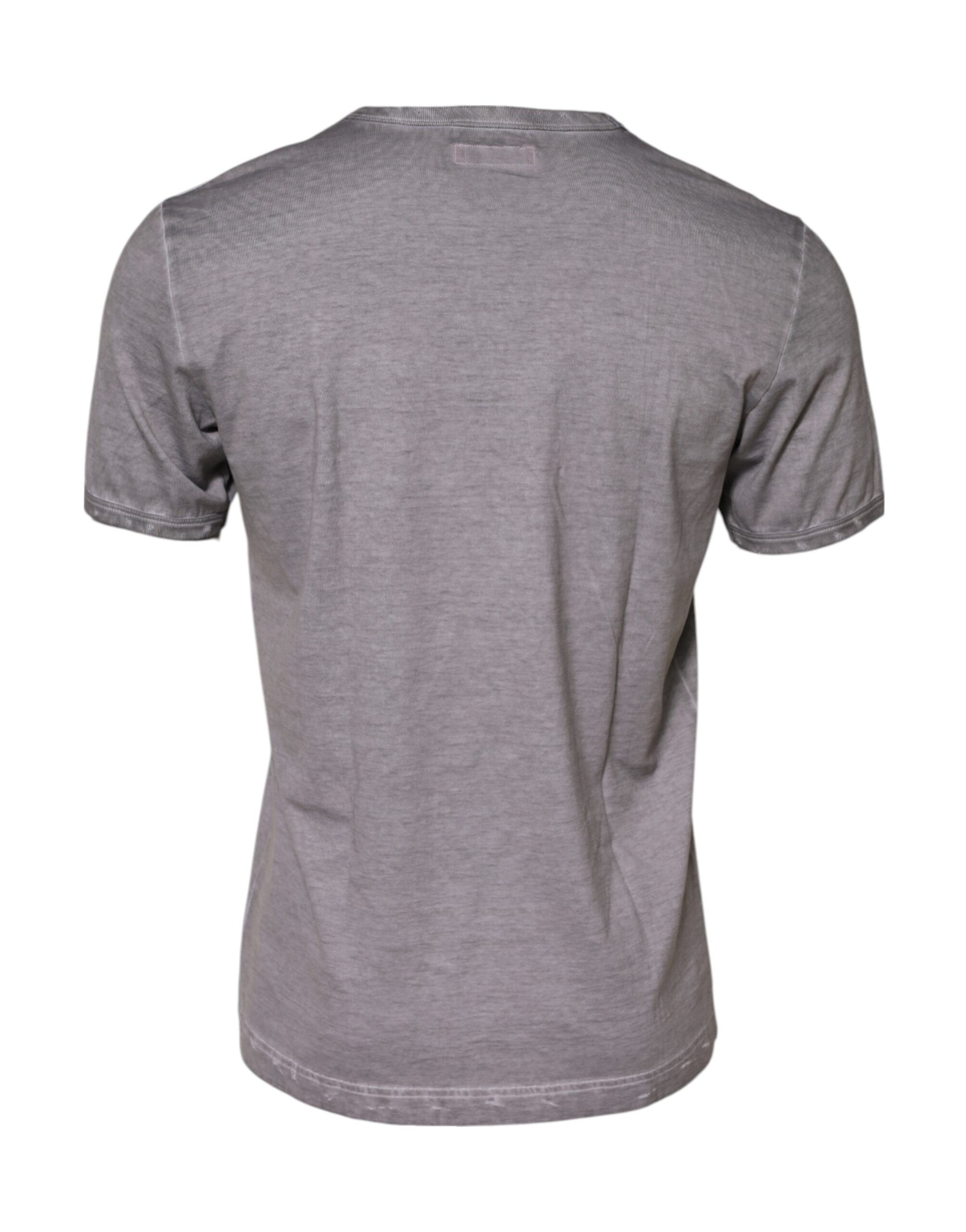 Graphic Print Cotton Crew Neck Men's T-shirt - Dolce & Gabbana - Modalova