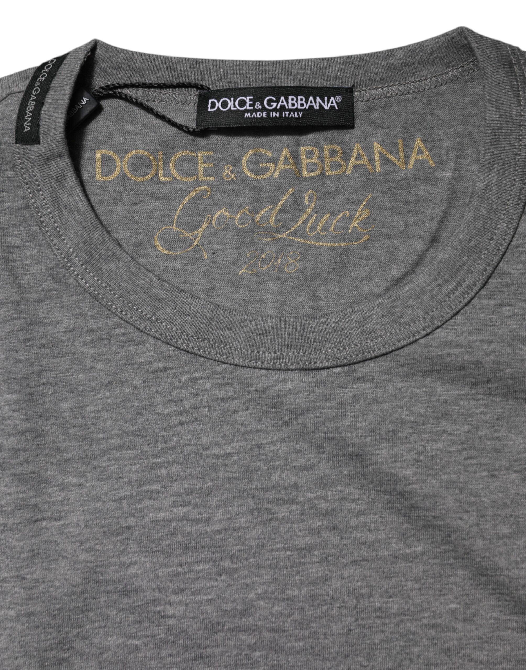 Cotton Crew Neck Short Sleeves Men's T-shirt - Dolce & Gabbana - Modalova