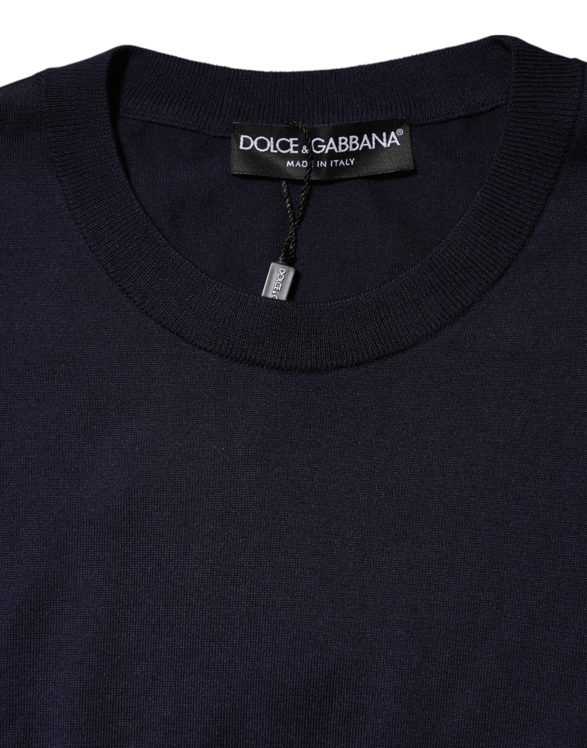 Dark Silk Crew Neck Short Sleeves Men's T-shirt (Pre-Owned) - Dolce & Gabbana - Modalova