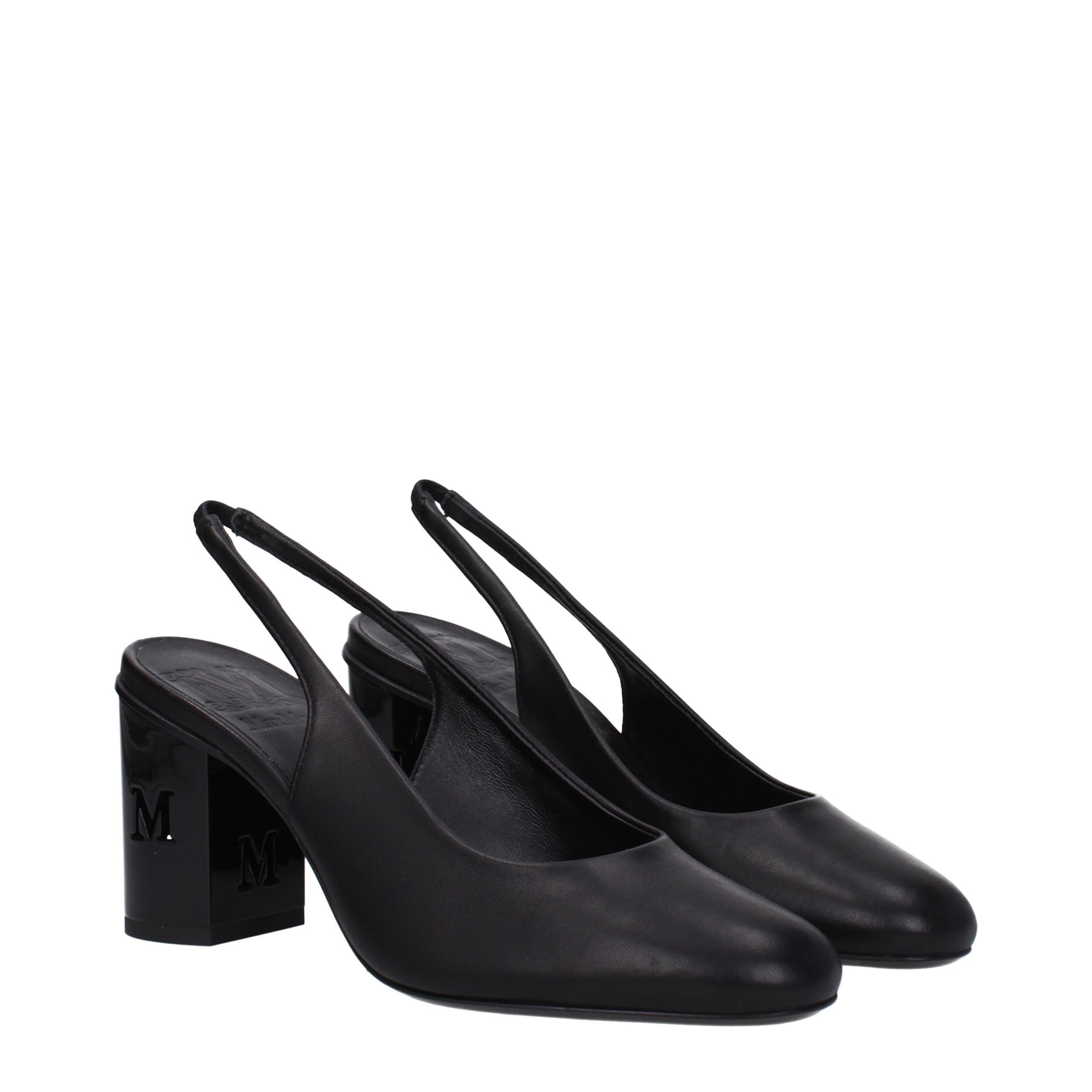 Leather High Heel Women's Pumps - Max Mara - Modalova