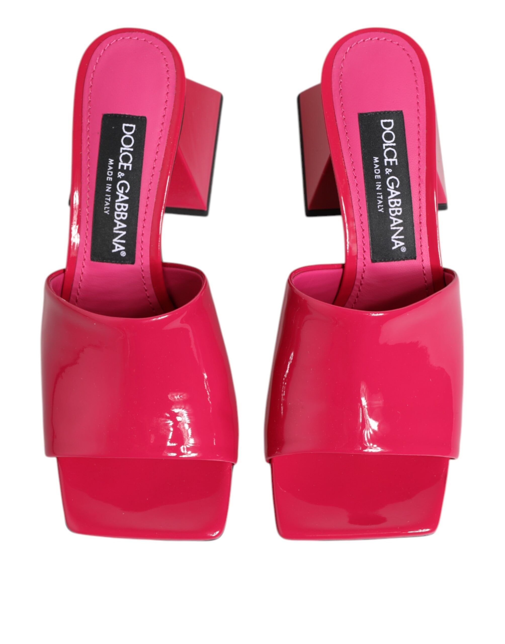 Open Toe Block Heel Mules Sandals Women's Shoes - Dolce & Gabbana - Modalova