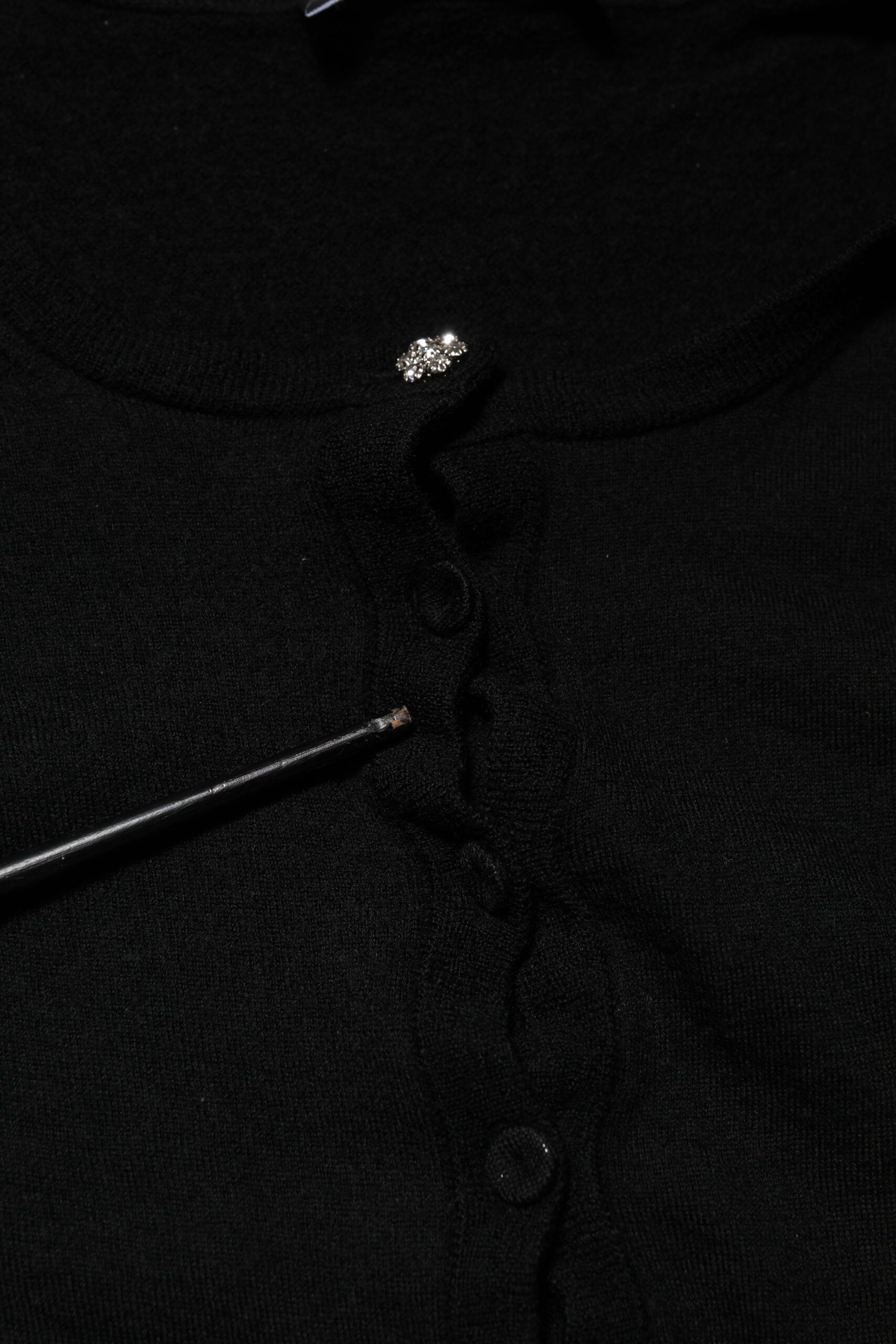 STAFF Round Neck Cardigan Women's Sweater (Pre-Owned) - Dolce & Gabbana - Modalova