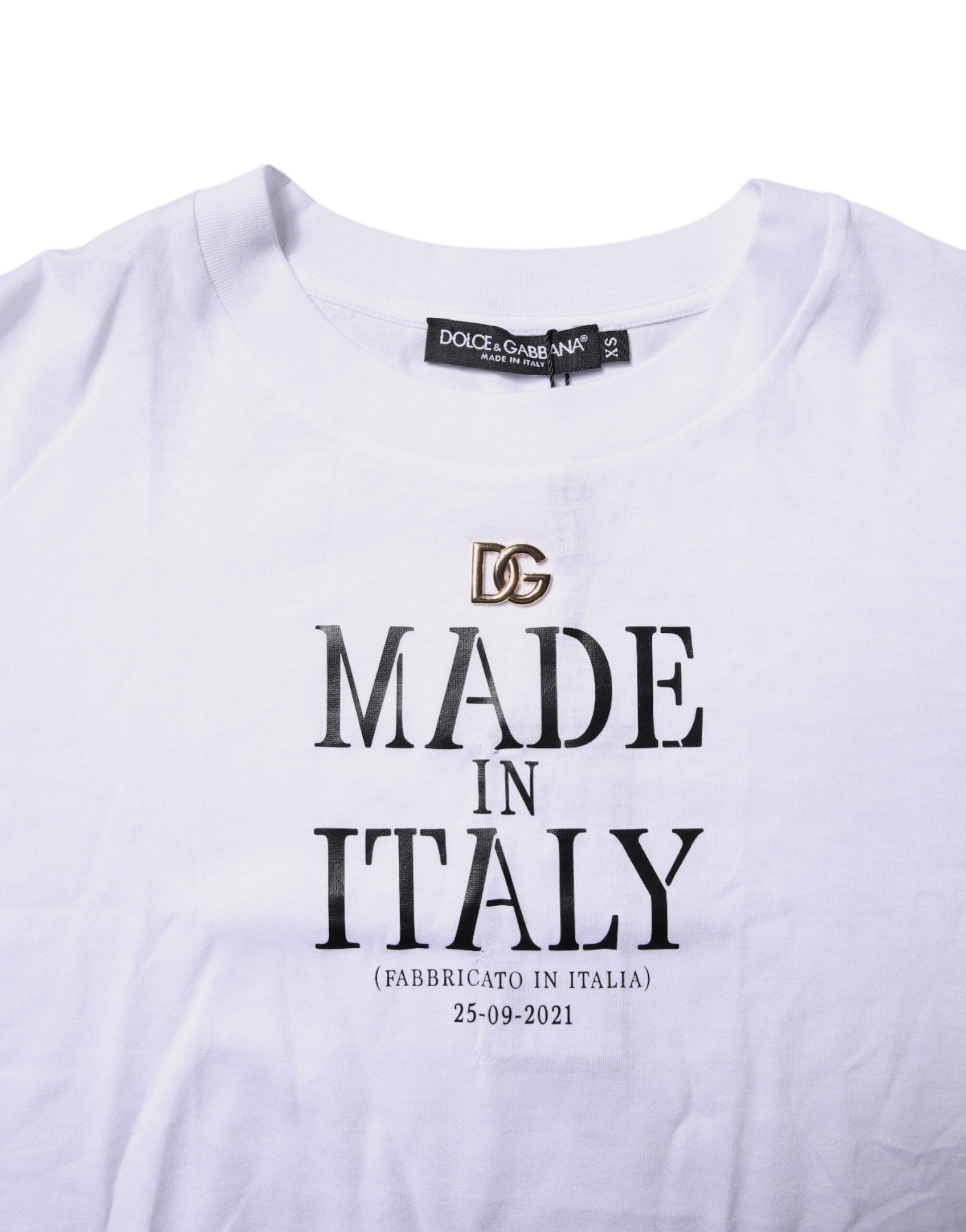 Short Sleeves DG Logo Print Top Women's T-shirt (Pre-Owned) - Dolce & Gabbana - Modalova