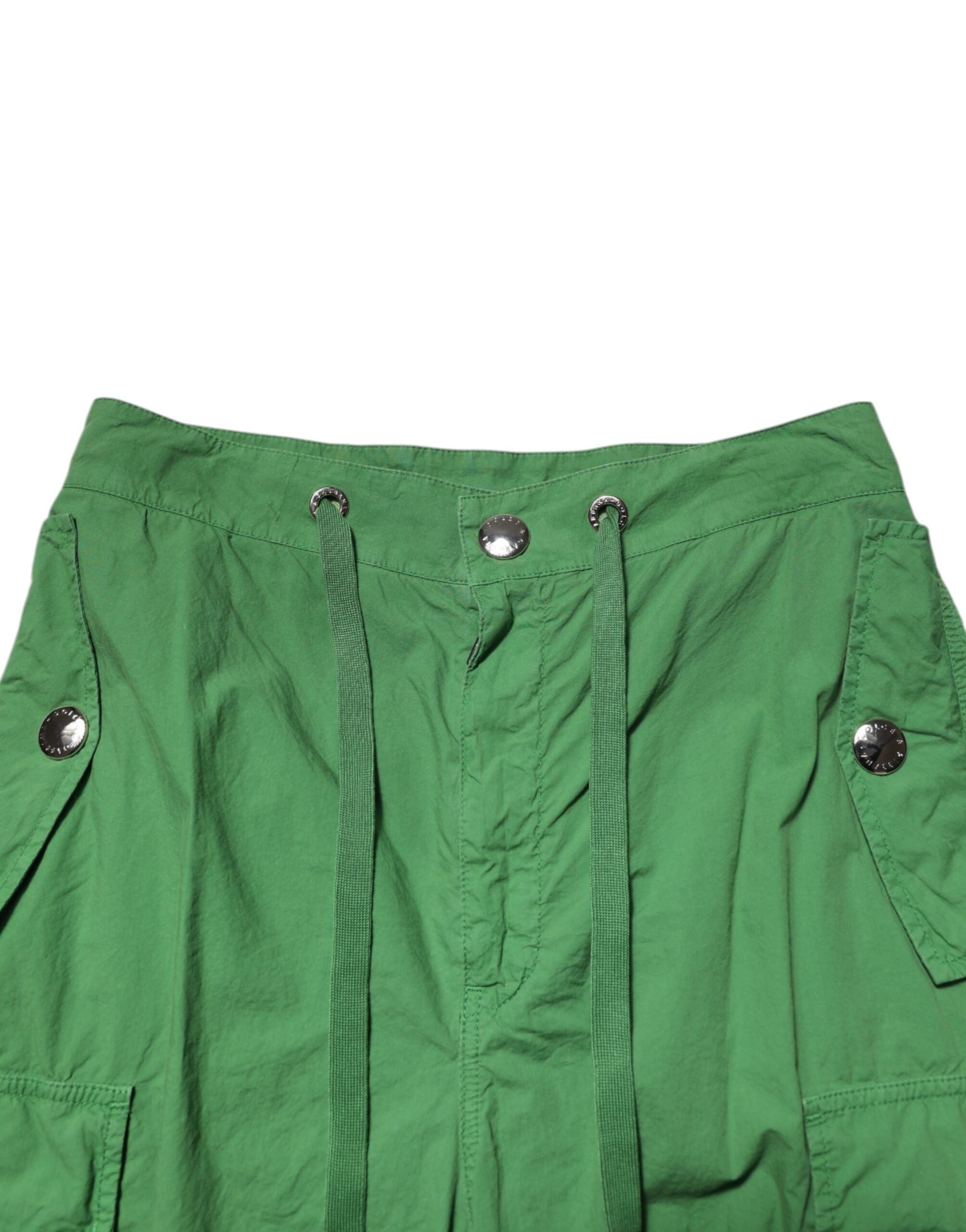 Cotton High Waist Cargo Trouser Women's Pants - Dolce & Gabbana - Modalova