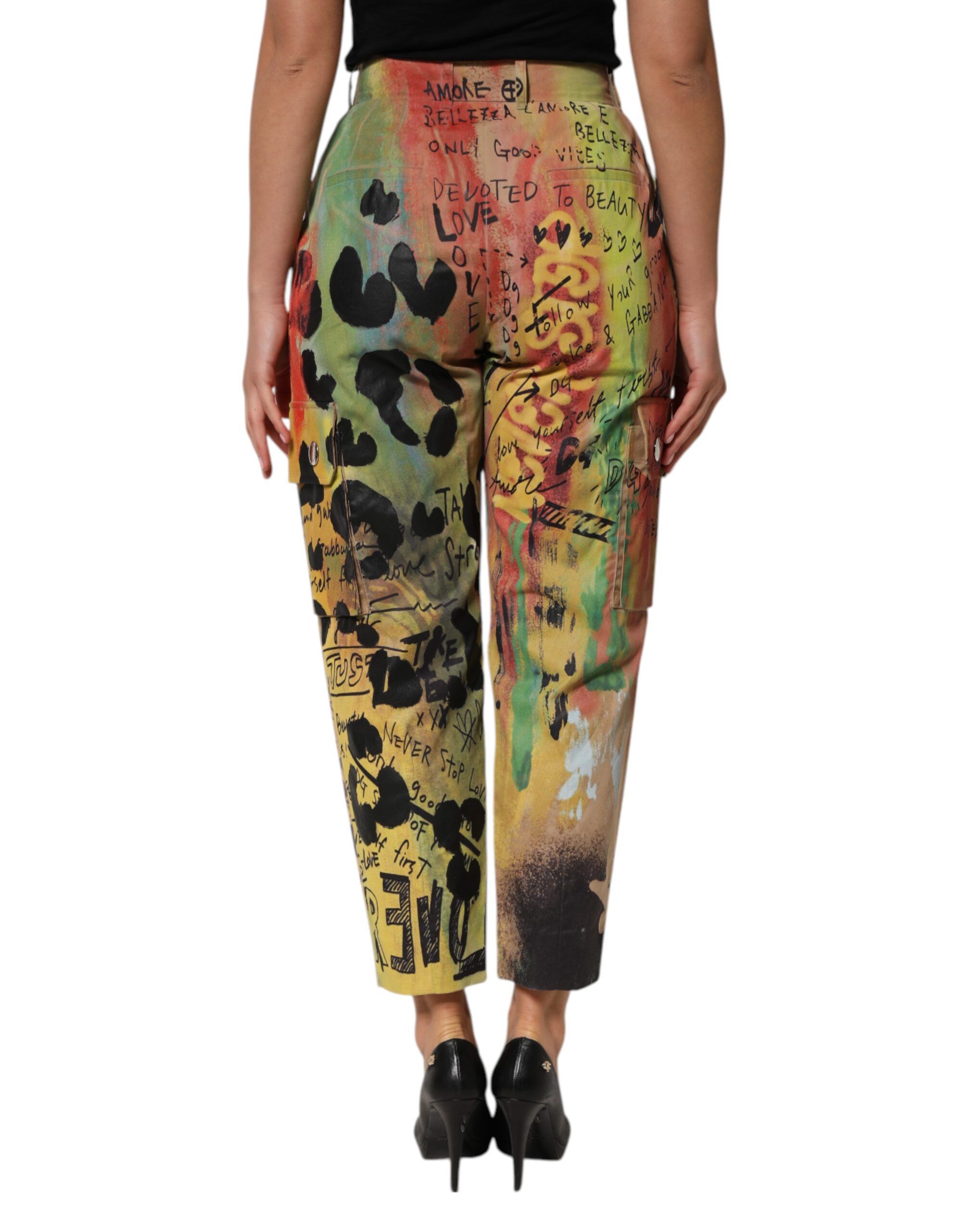 High Waist Cargo Trouser Women's Pants (Pre-Owned) - Dolce & Gabbana - Modalova