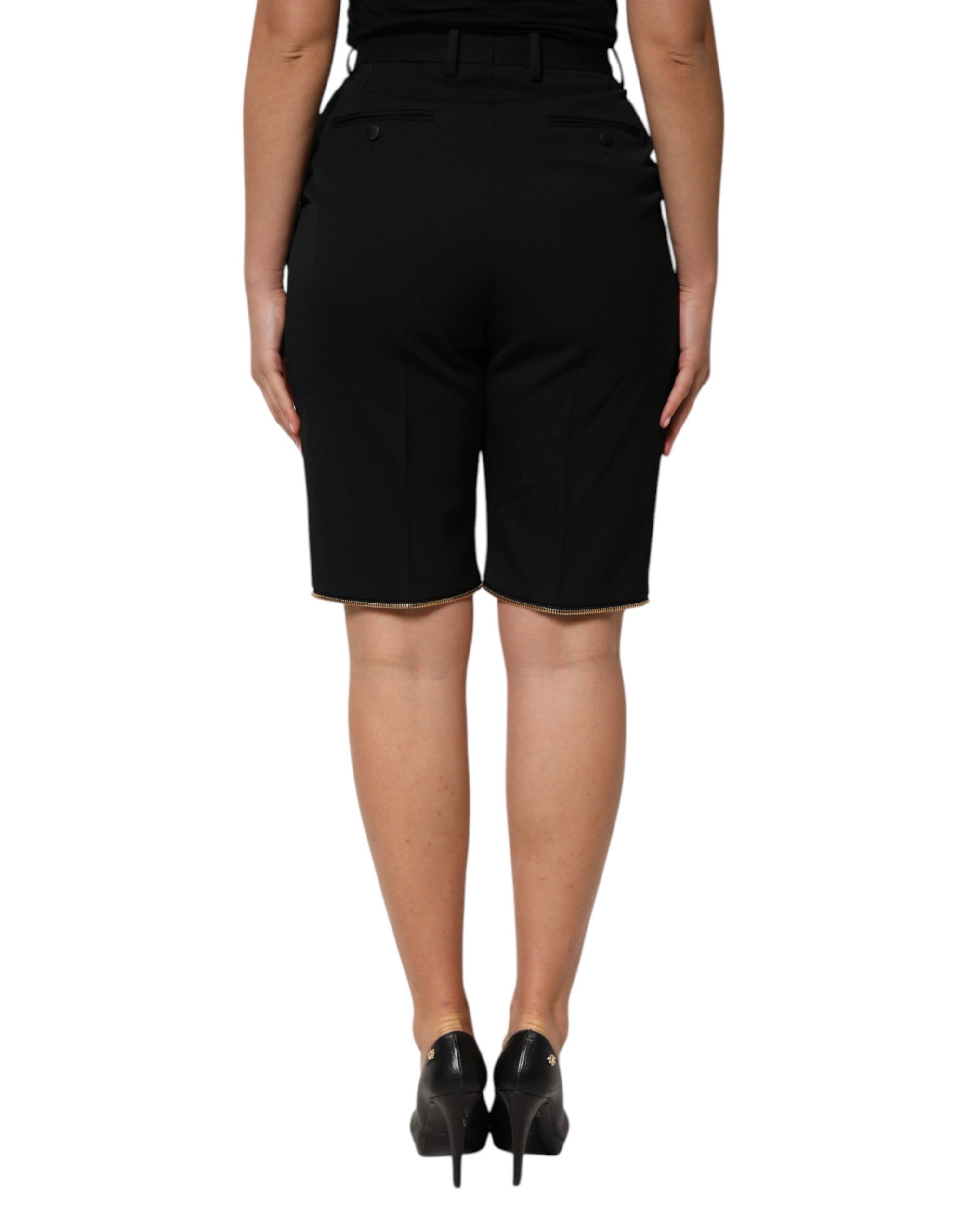 Zip Detailed Wool Straight Leg Women's Pants - Dolce & Gabbana - Modalova