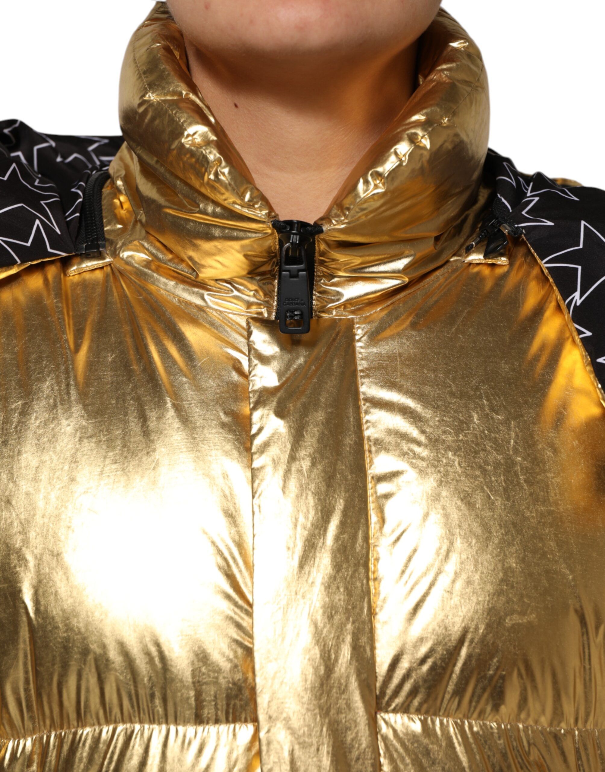 Hooded Puffer Quilted Full Zip Women's Jacket - Dolce & Gabbana - Modalova