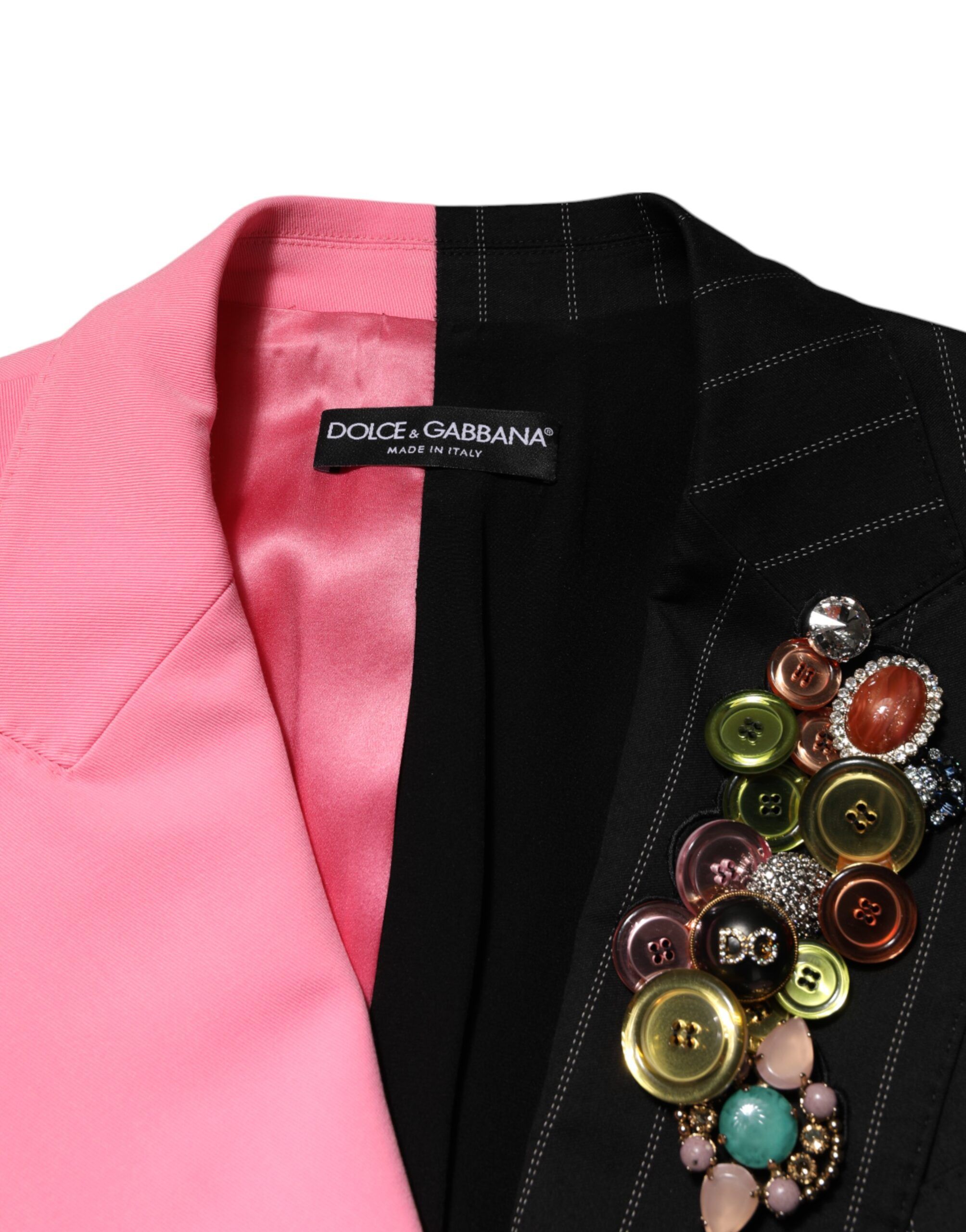Patchwork Embellished Coat Women's Jacket - Dolce & Gabbana - Modalova
