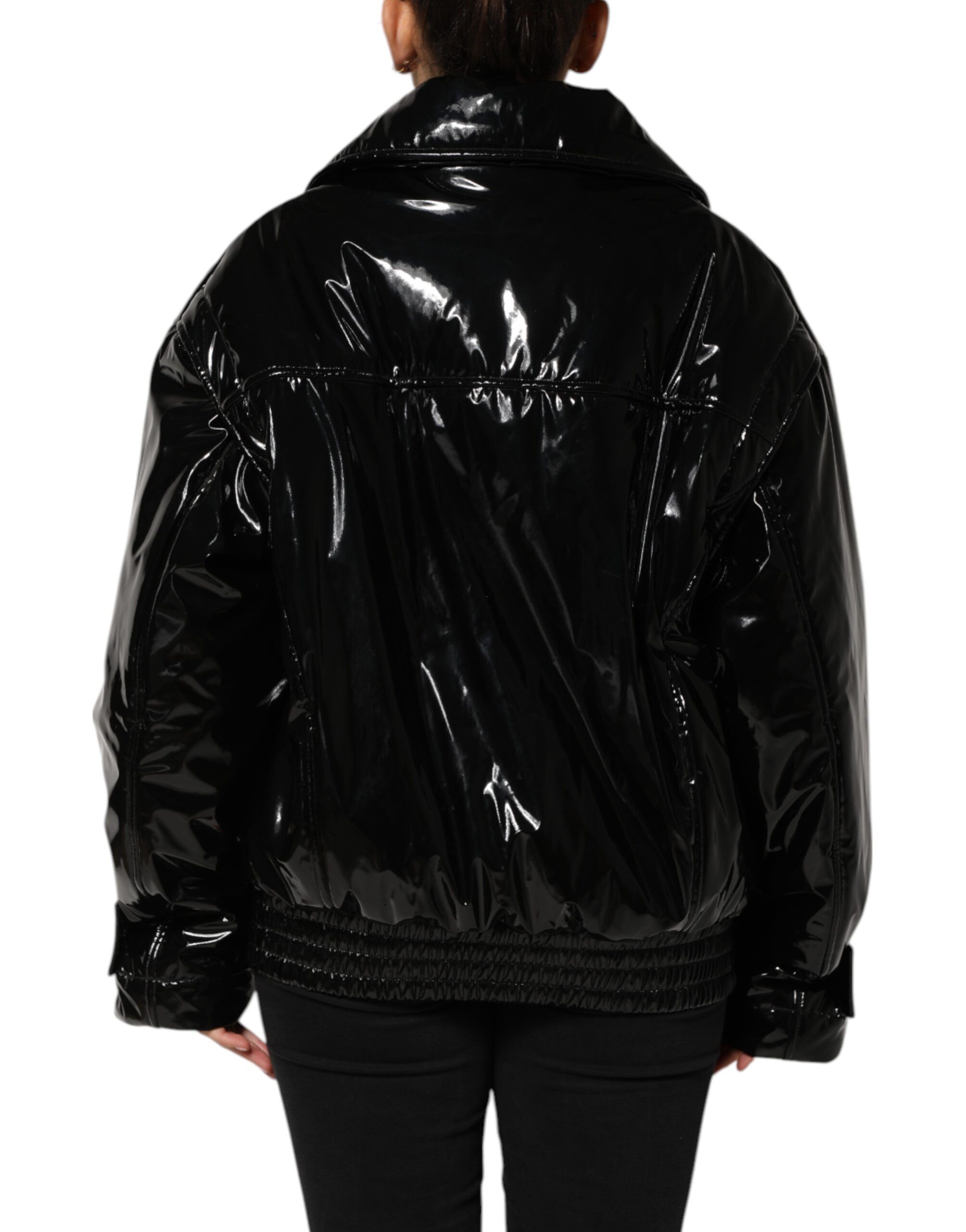 Polyester Quilted Puffer Coat Women's Jacket - Dolce & Gabbana - Modalova
