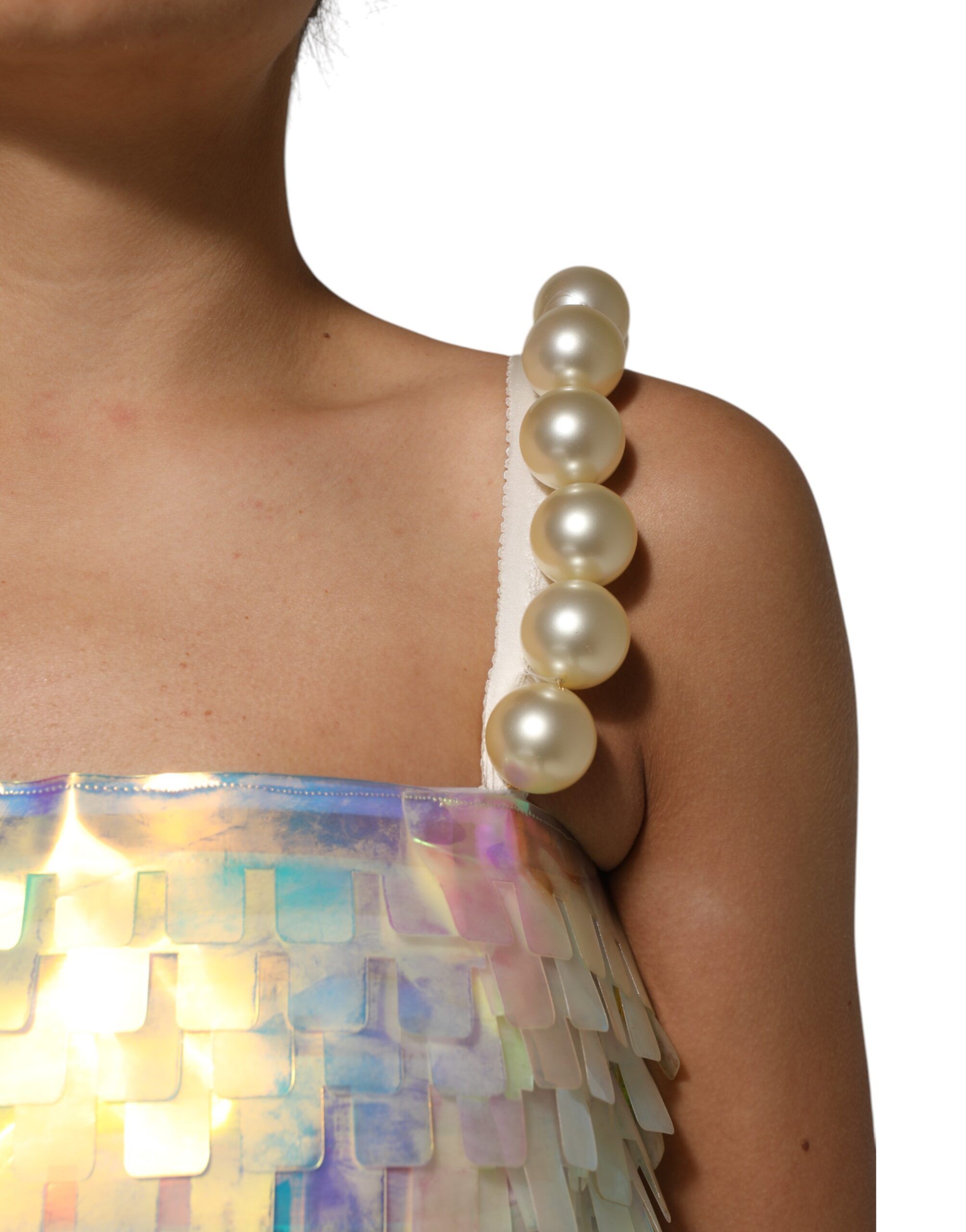 Sequin Holographic Mini Women's Dress - Dolce & Gabbana - Modalova