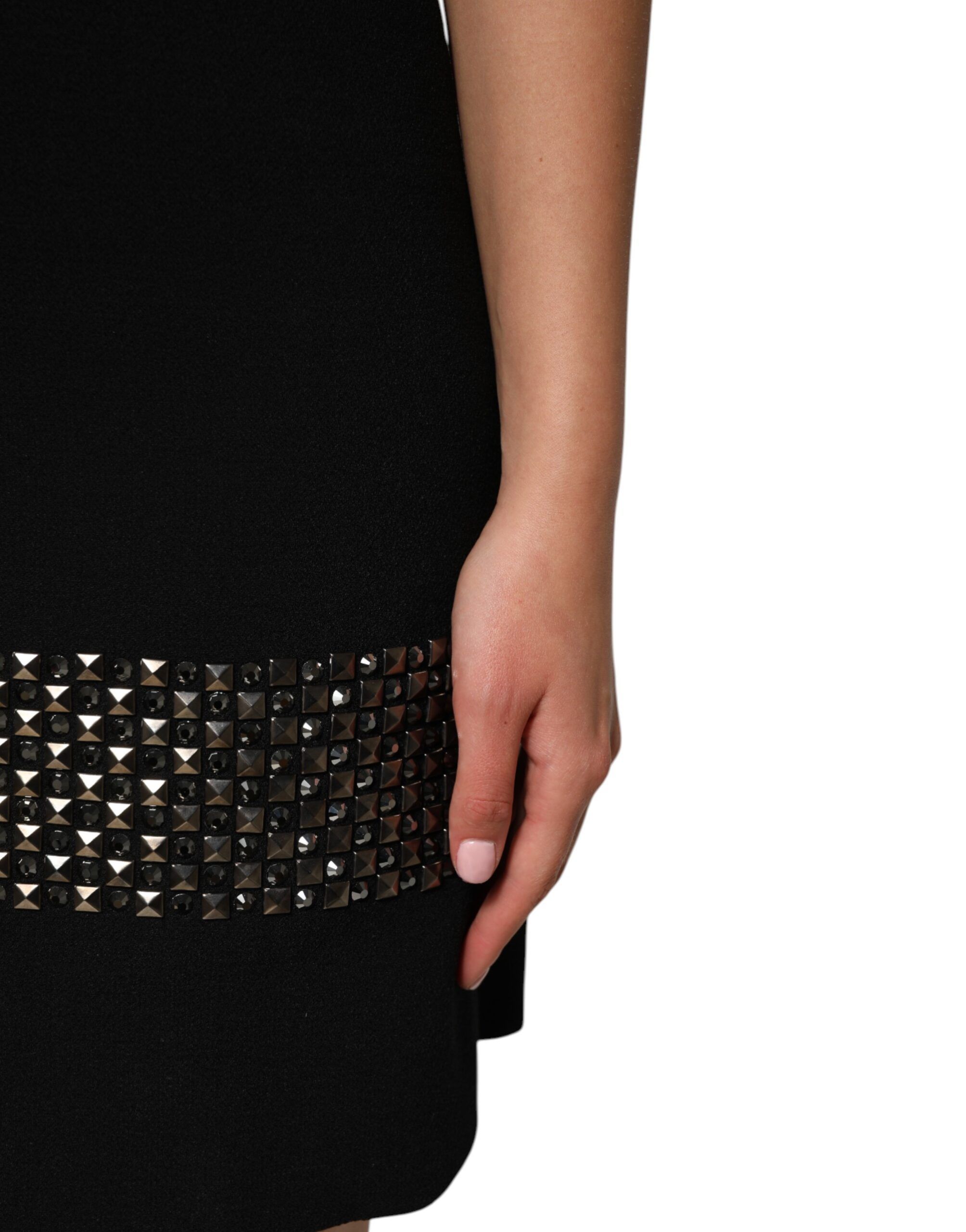 Crystal Embellished Collared Mini Women's Dress - Dolce & Gabbana - Modalova
