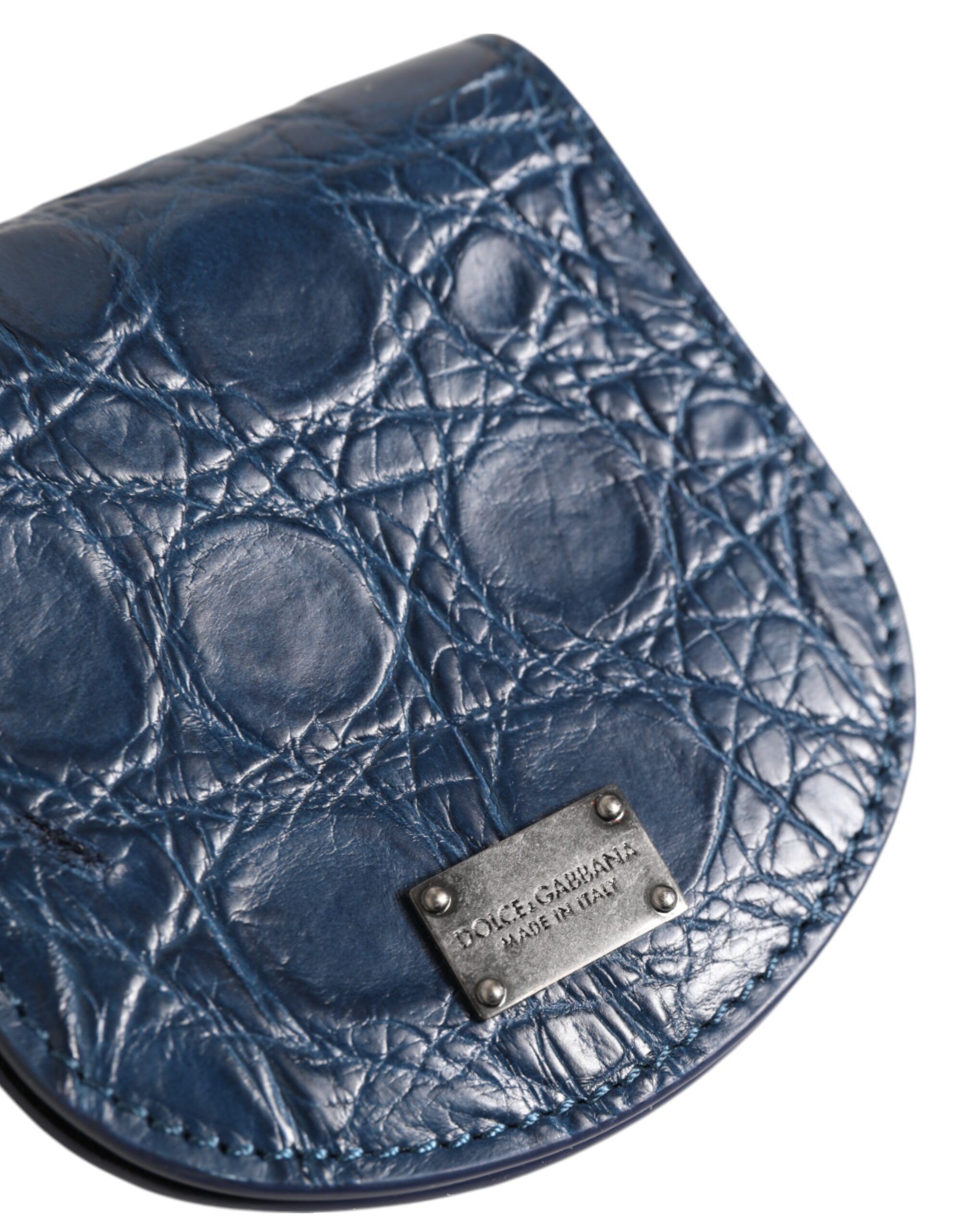 Exotic Skin Coin Condom Case Holder Pocket Men's Wallet - Dolce & Gabbana - Modalova