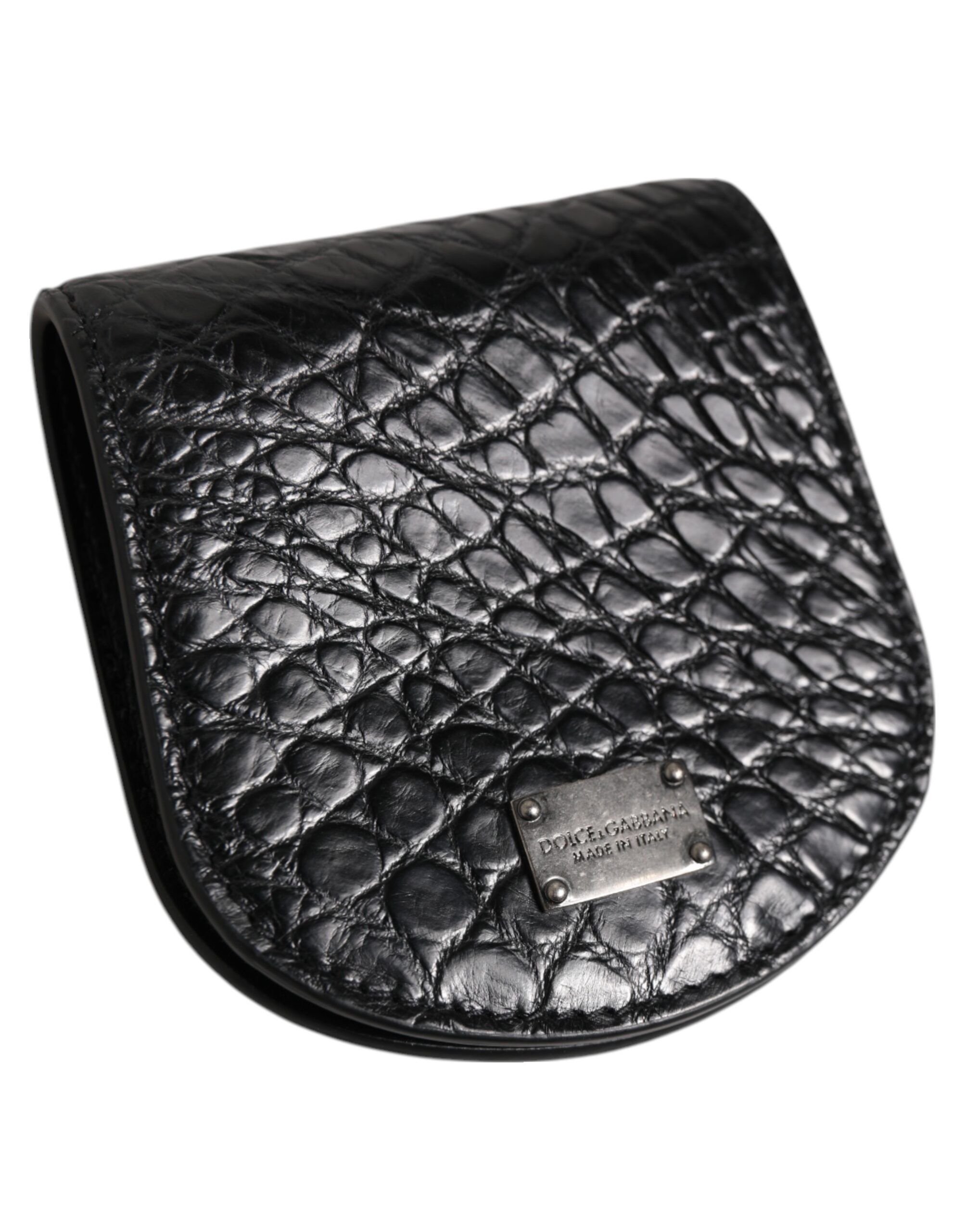 Exotic Skin Coin Condom Case Holder Pocket Men's Wallet - Dolce & Gabbana - Modalova