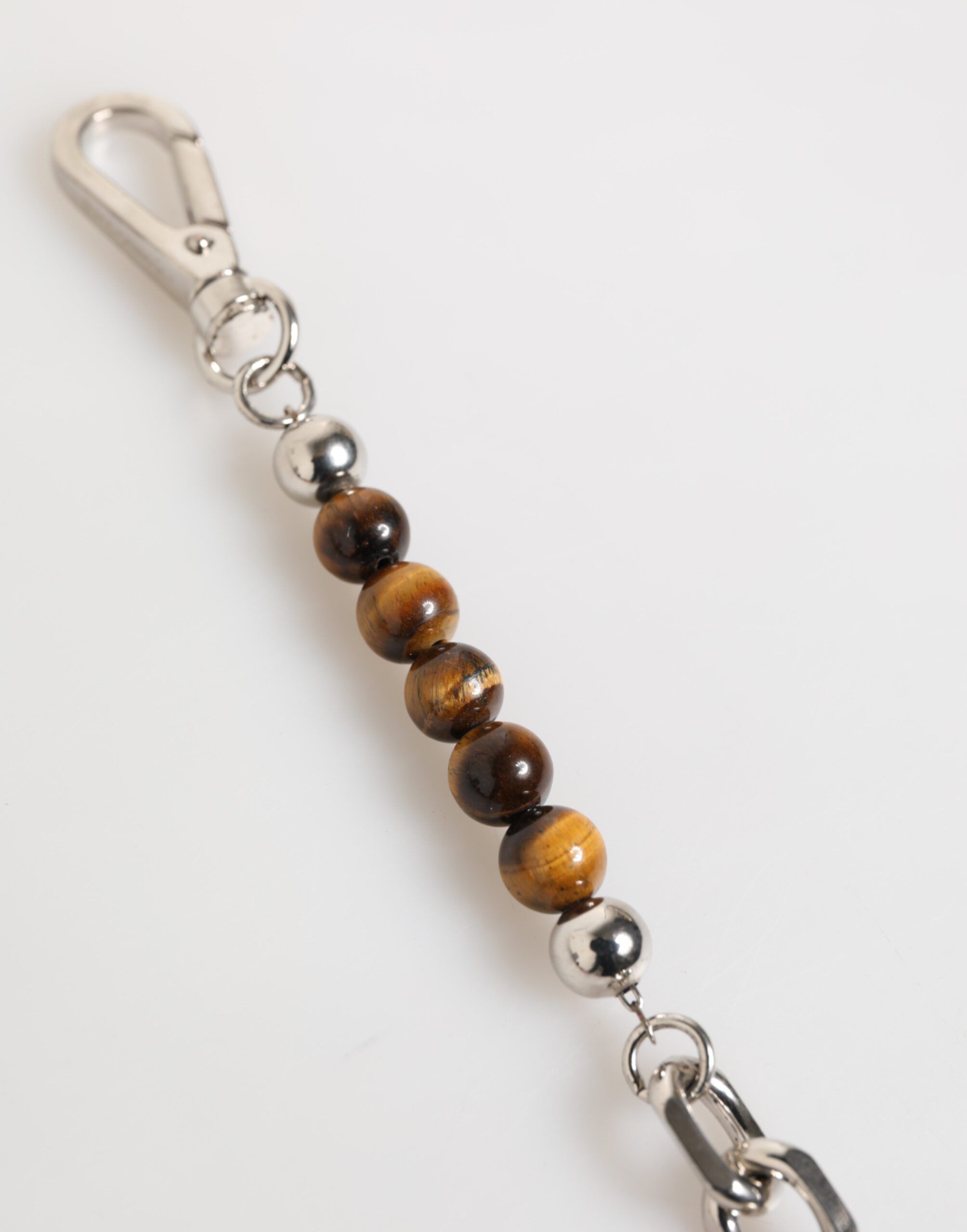 Chain Brass Beaded Lobster Clasp Logo Men Men's Bracelet - Dolce & Gabbana - Modalova