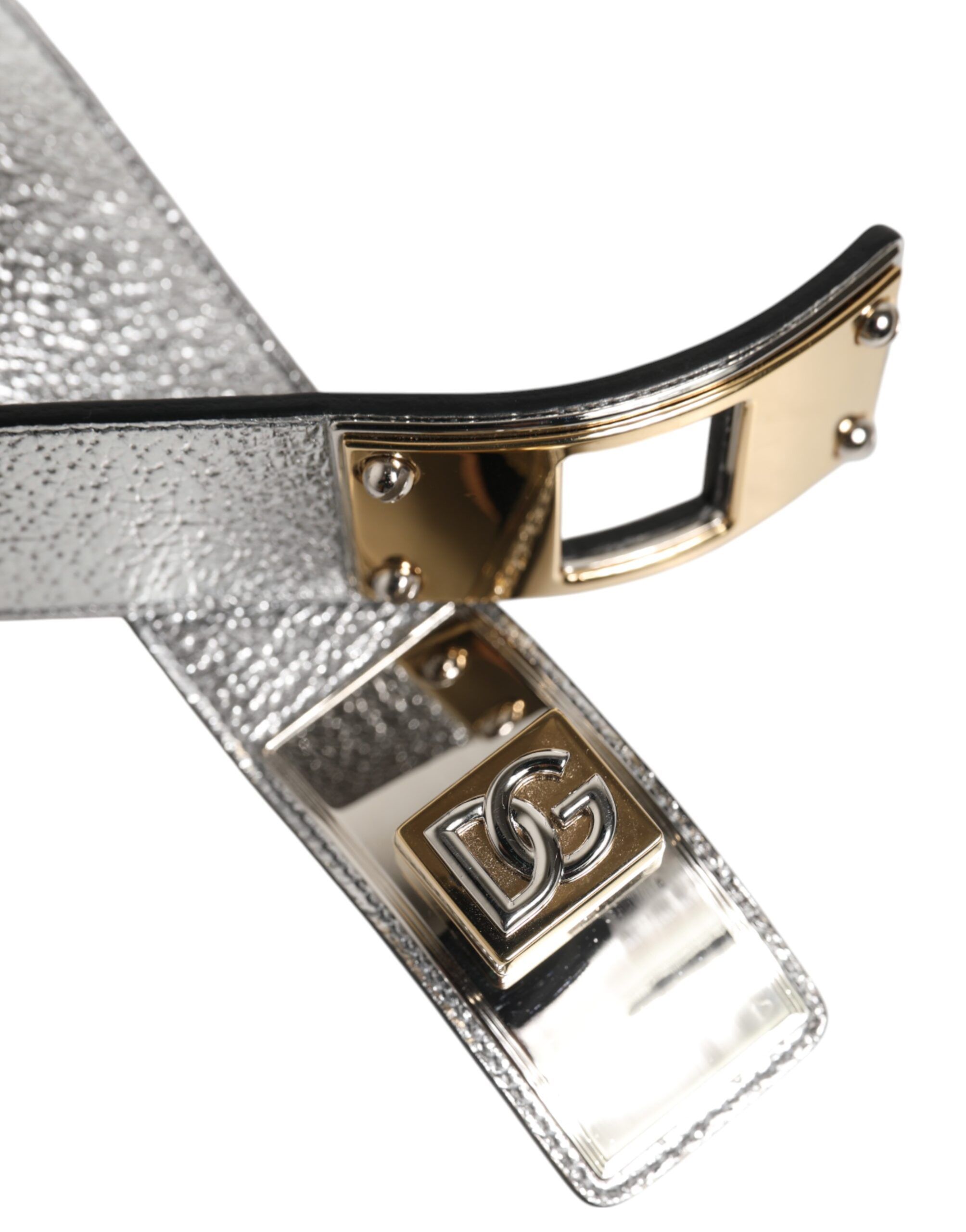 Textured Leather Gold Tone Metal Men's Neckband (Pre-Owned) - Dolce & Gabbana - Modalova