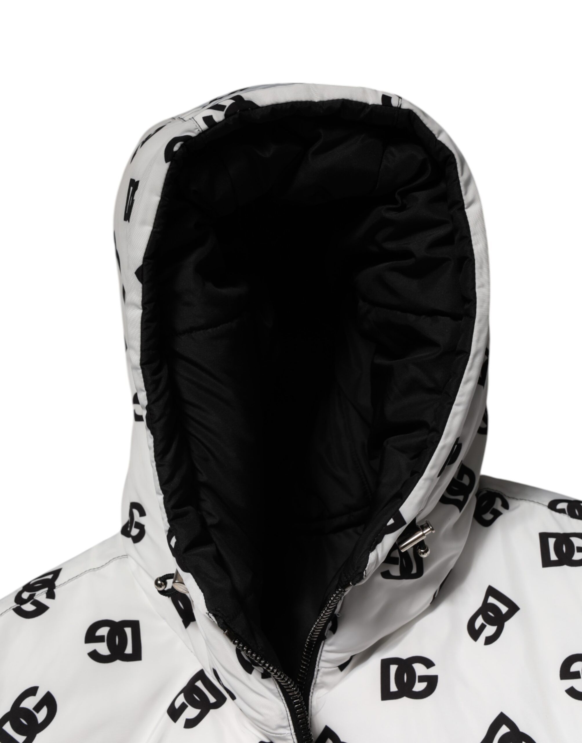 DG Monogram Hooded Puffer Men's Jacket - Dolce & Gabbana - Modalova
