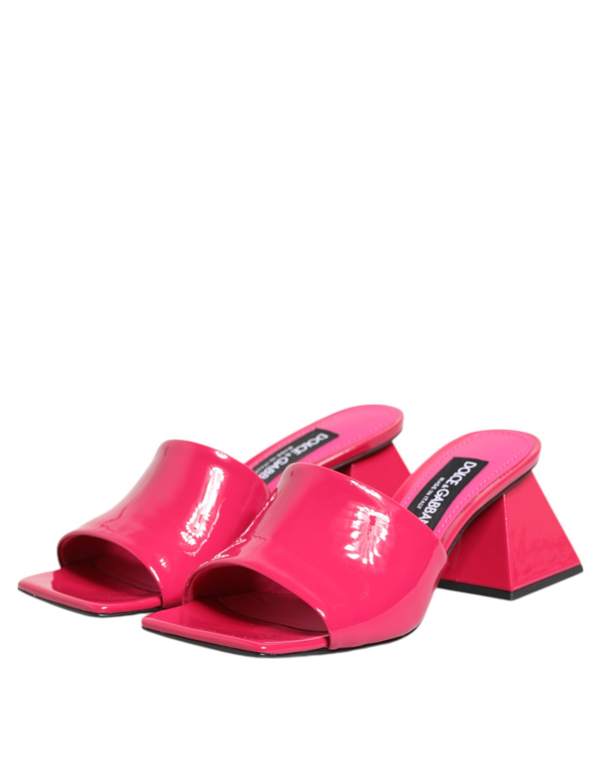 Open Toe Block Heel Mules Sandals Women's Shoes - Dolce & Gabbana - Modalova