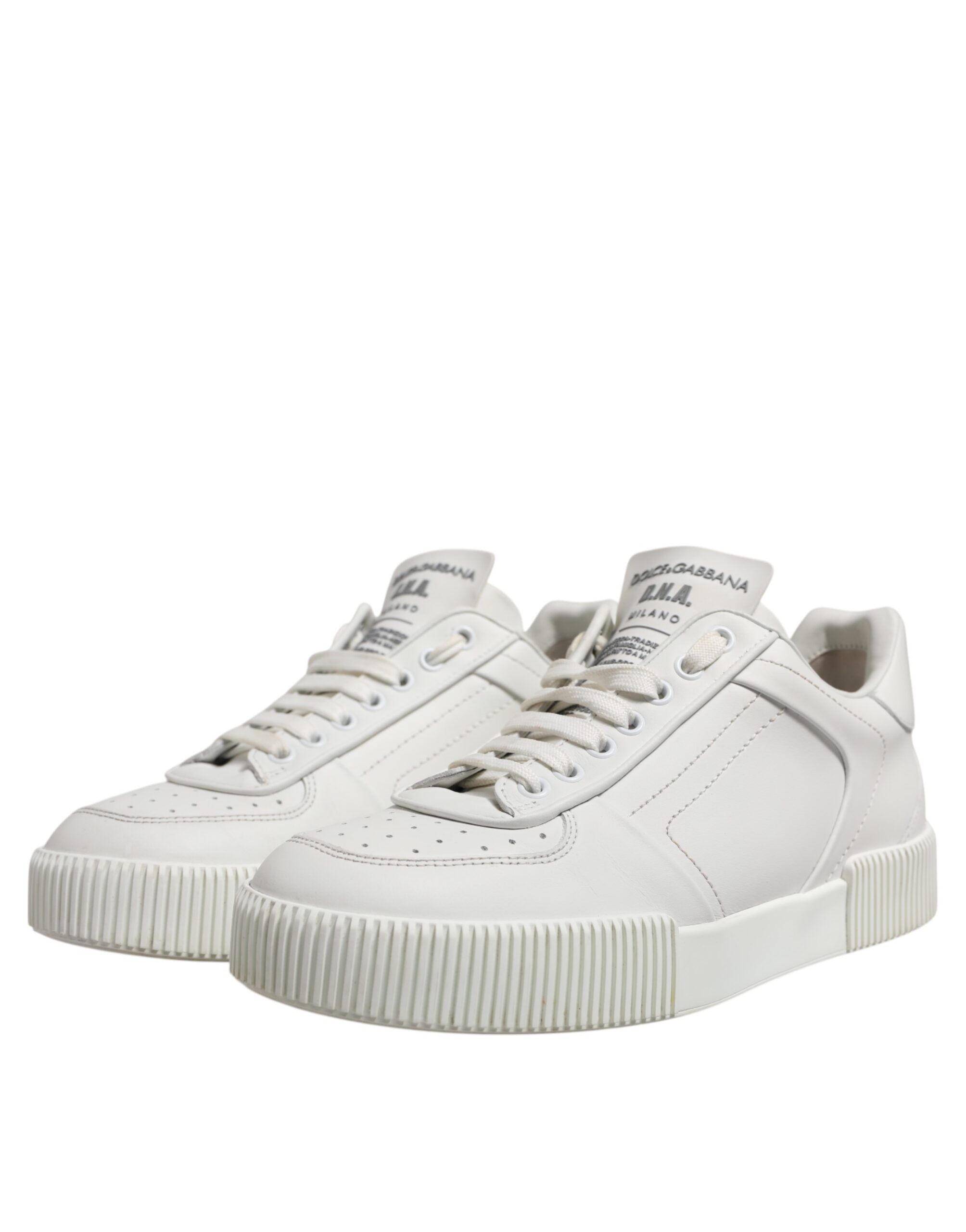Miami Leather Low Top Sneakers Men's Shoes (Pre-Owned) - Dolce & Gabbana - Modalova