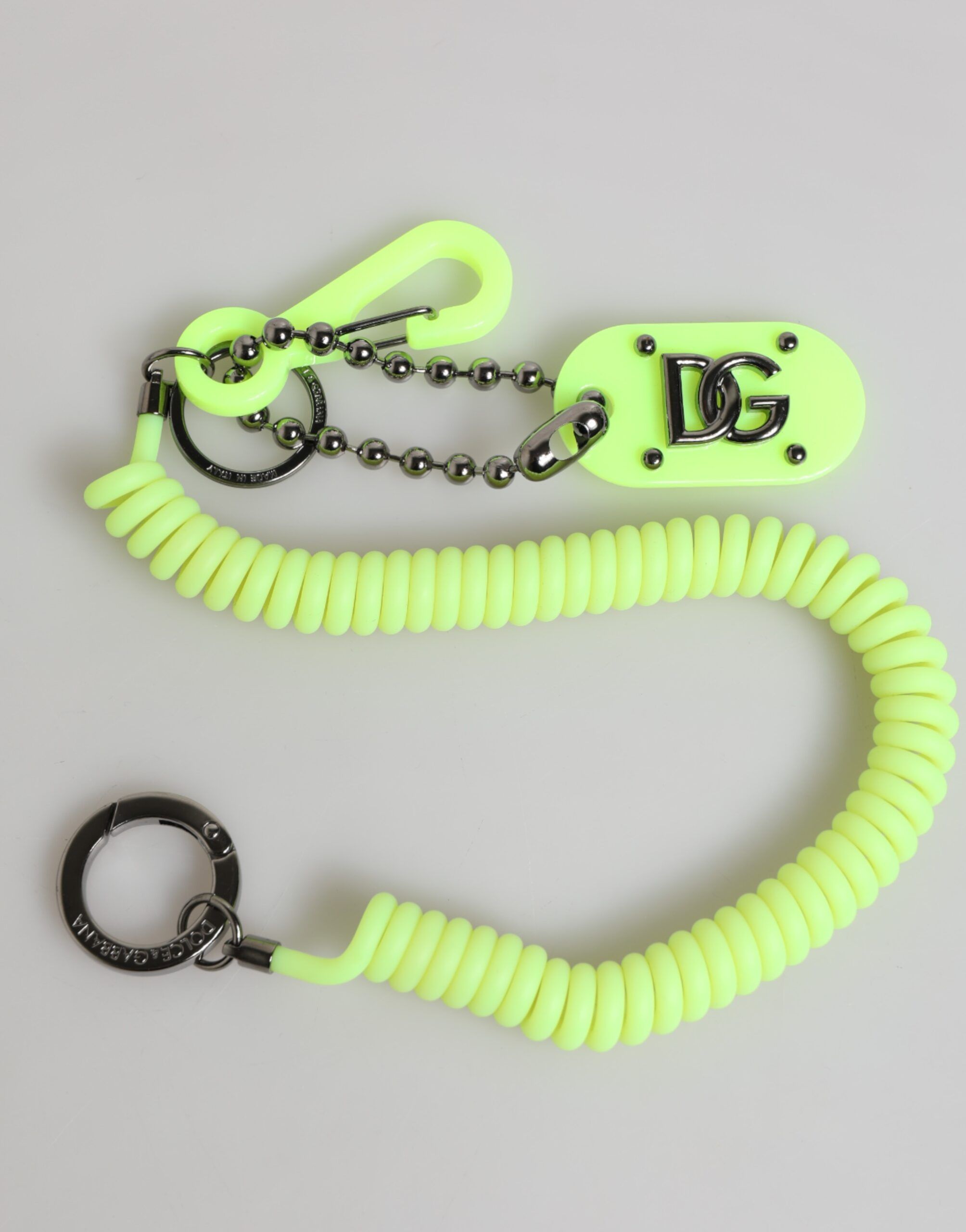 Springy Key Holder DG Logo Men's Keychain Keyring - Dolce & Gabbana - Modalova