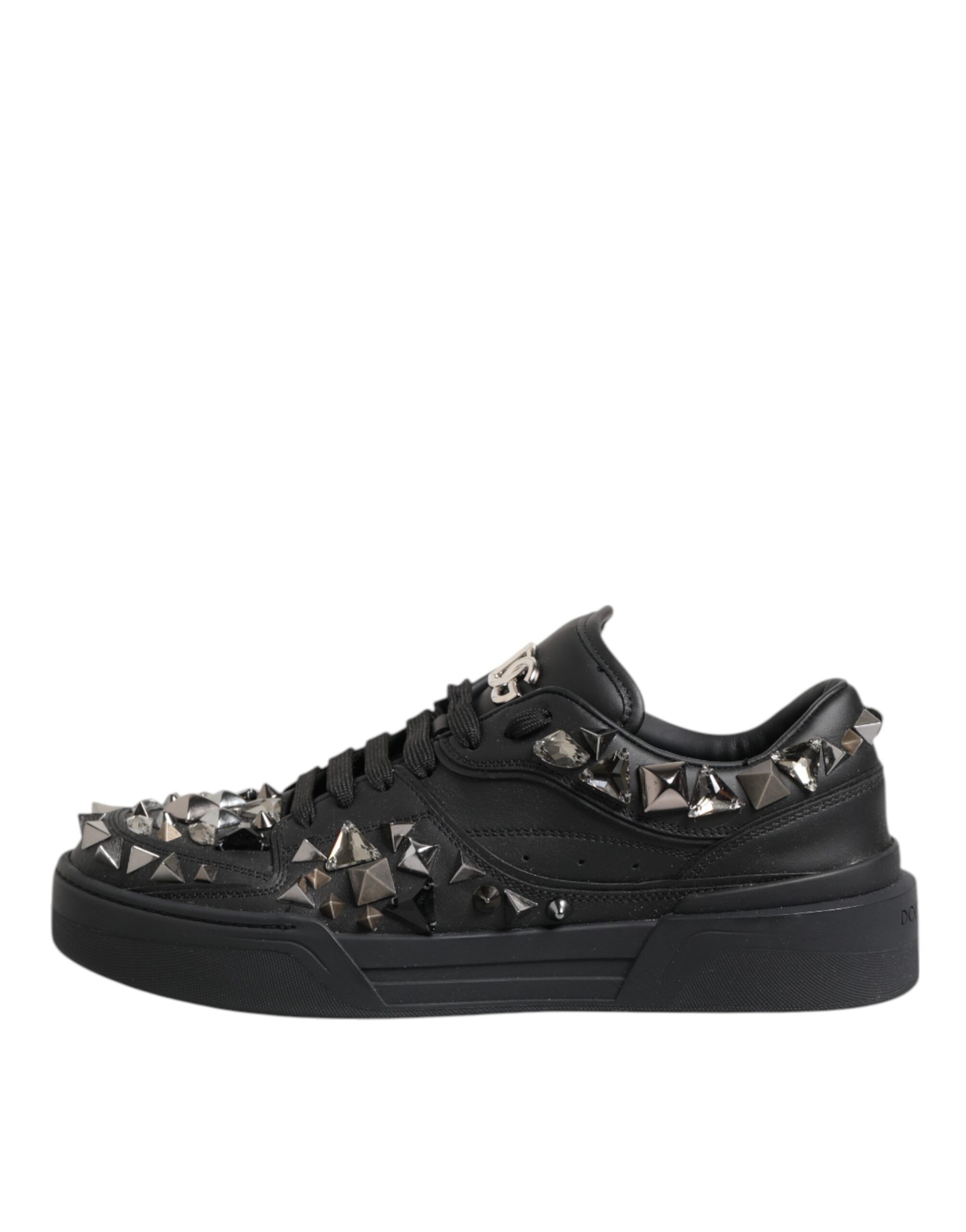 Leather Studded Low Top Sneakers Men's Shoes - Dolce & Gabbana - Modalova
