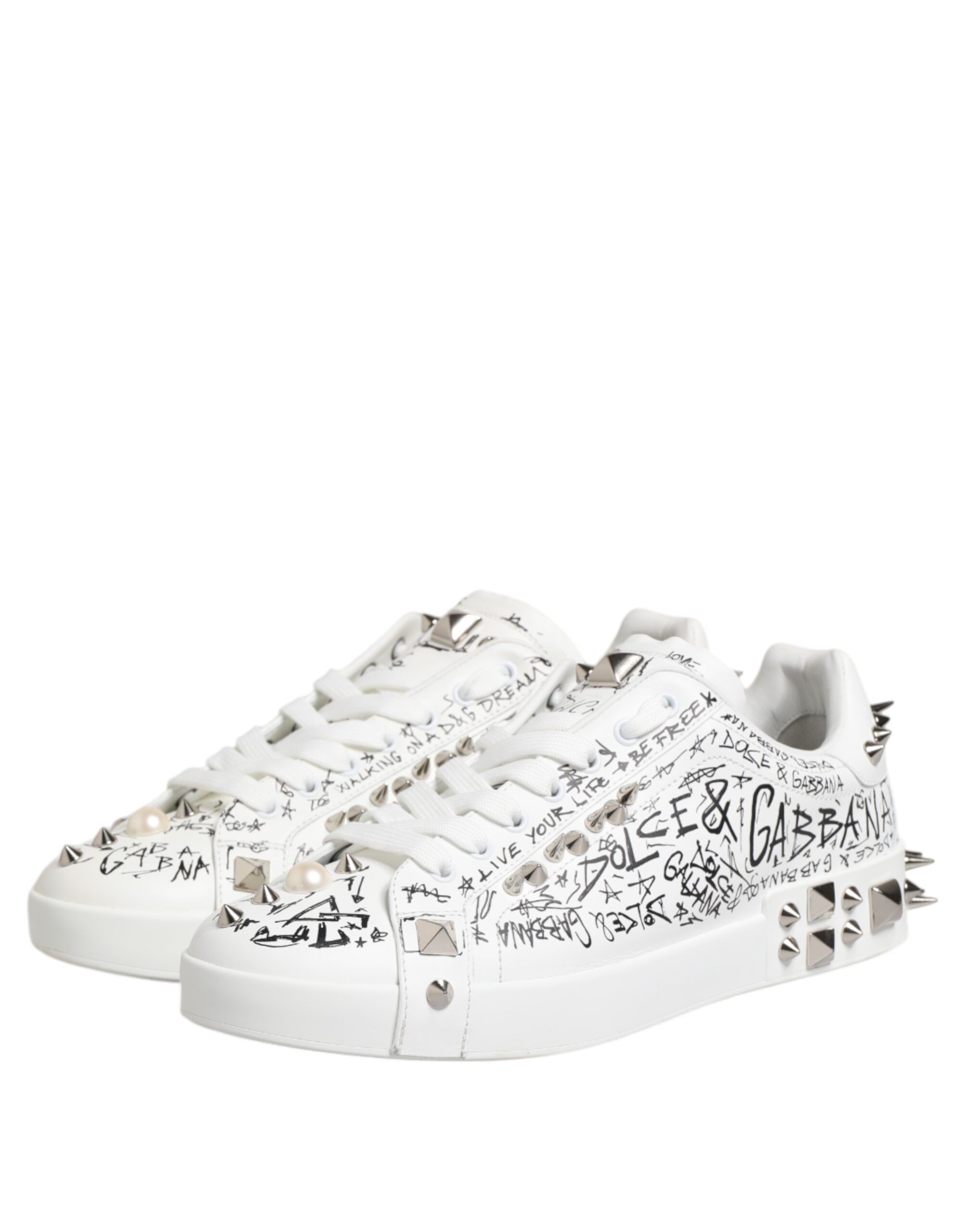 Portofino Studded Men Sneakers Men's Shoes (Pre-Owned) - Dolce & Gabbana - Modalova