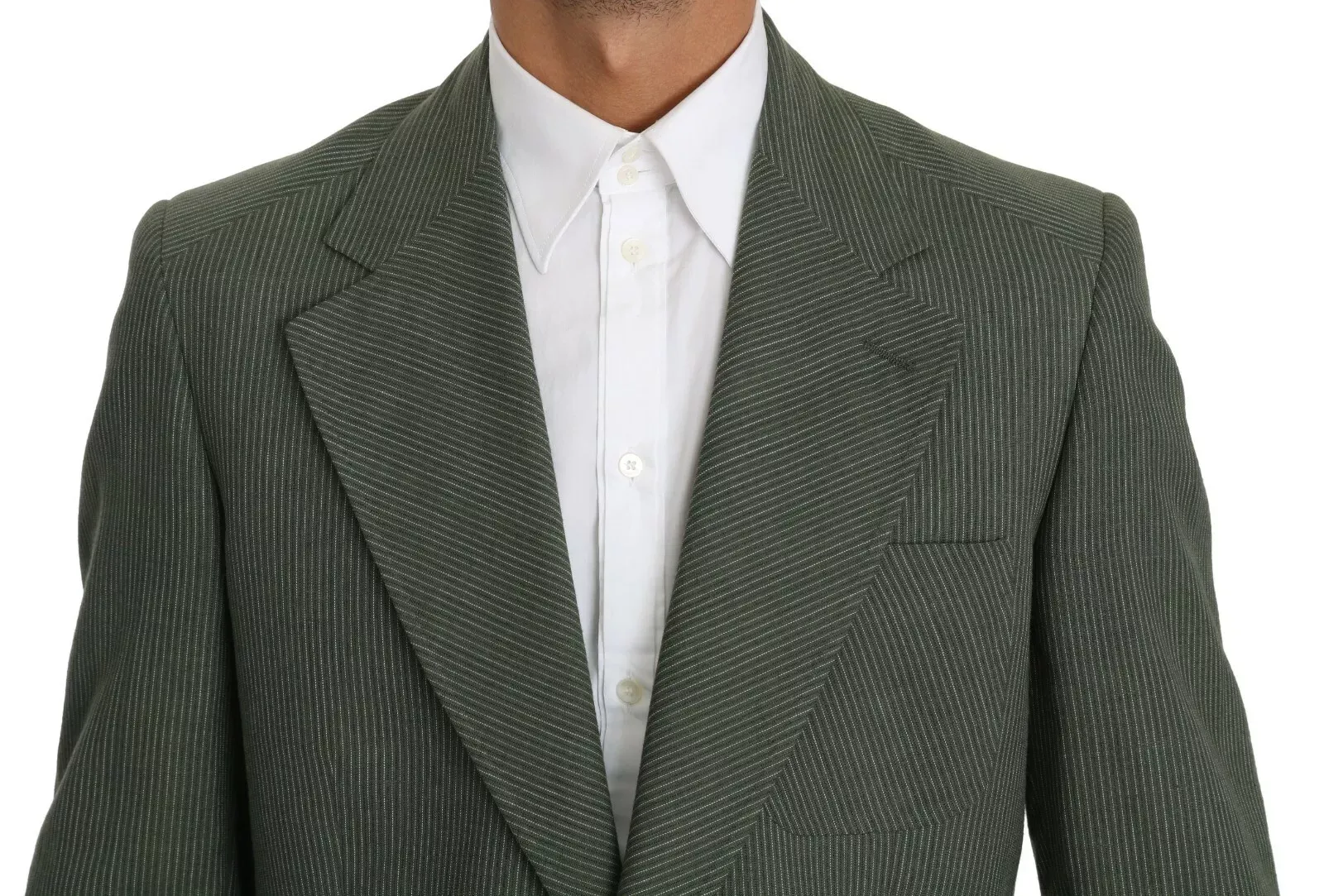 Linen Blazer One Piece Single Breasted Men's Jacket - Romeo Gigli - Modalova