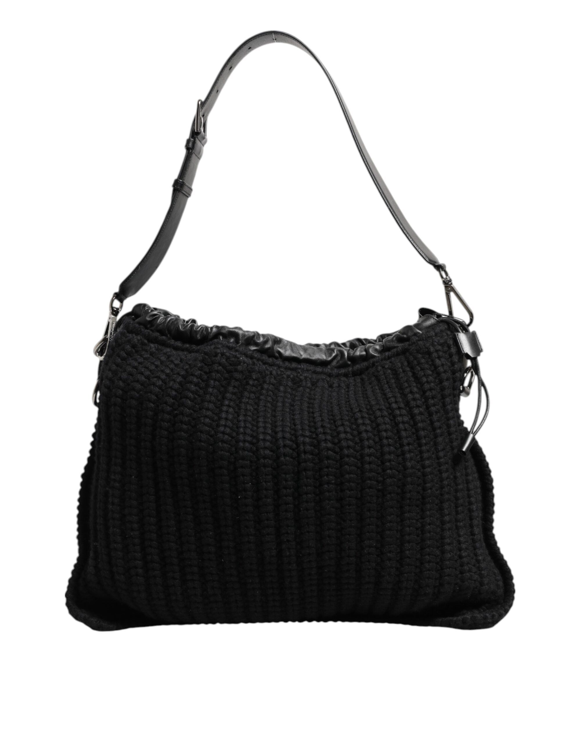 Cashmere Knitted Leather Shoulder Women Borse Women's Bag - Dolce & Gabbana - Modalova
