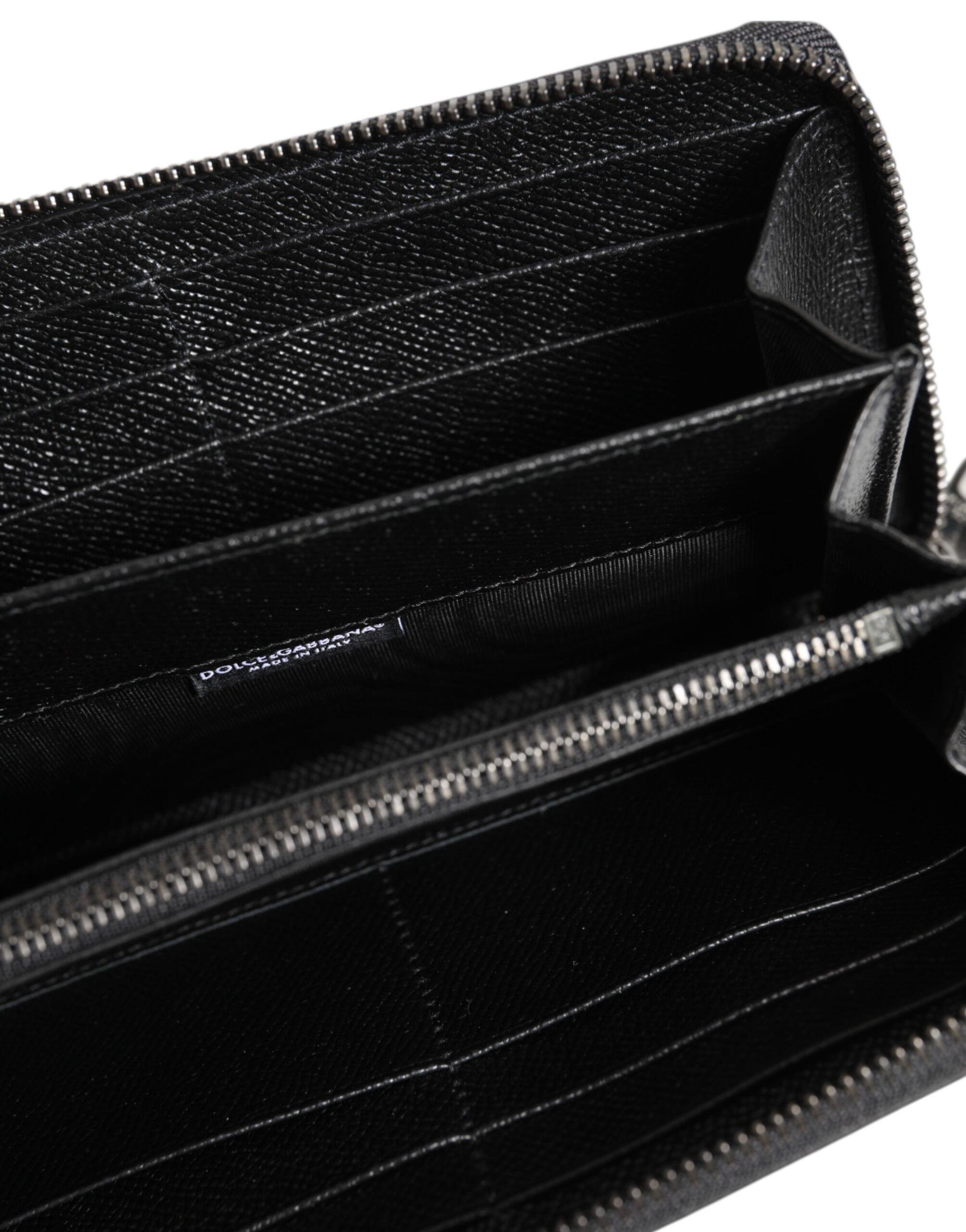 Leather #DGFAMILY Zipper Continental Mens Men's Wallet - Dolce & Gabbana - Modalova
