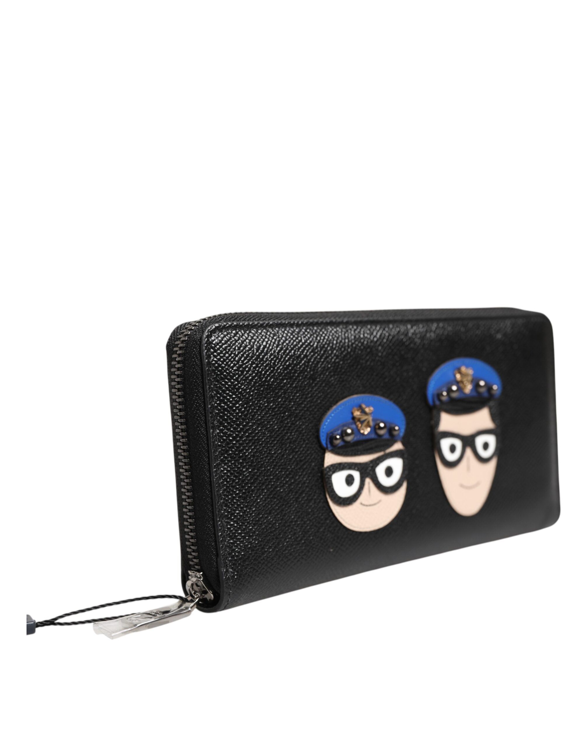 Leather #DGFAMILY Zipper Continental Mens Men's Wallet - Dolce & Gabbana - Modalova