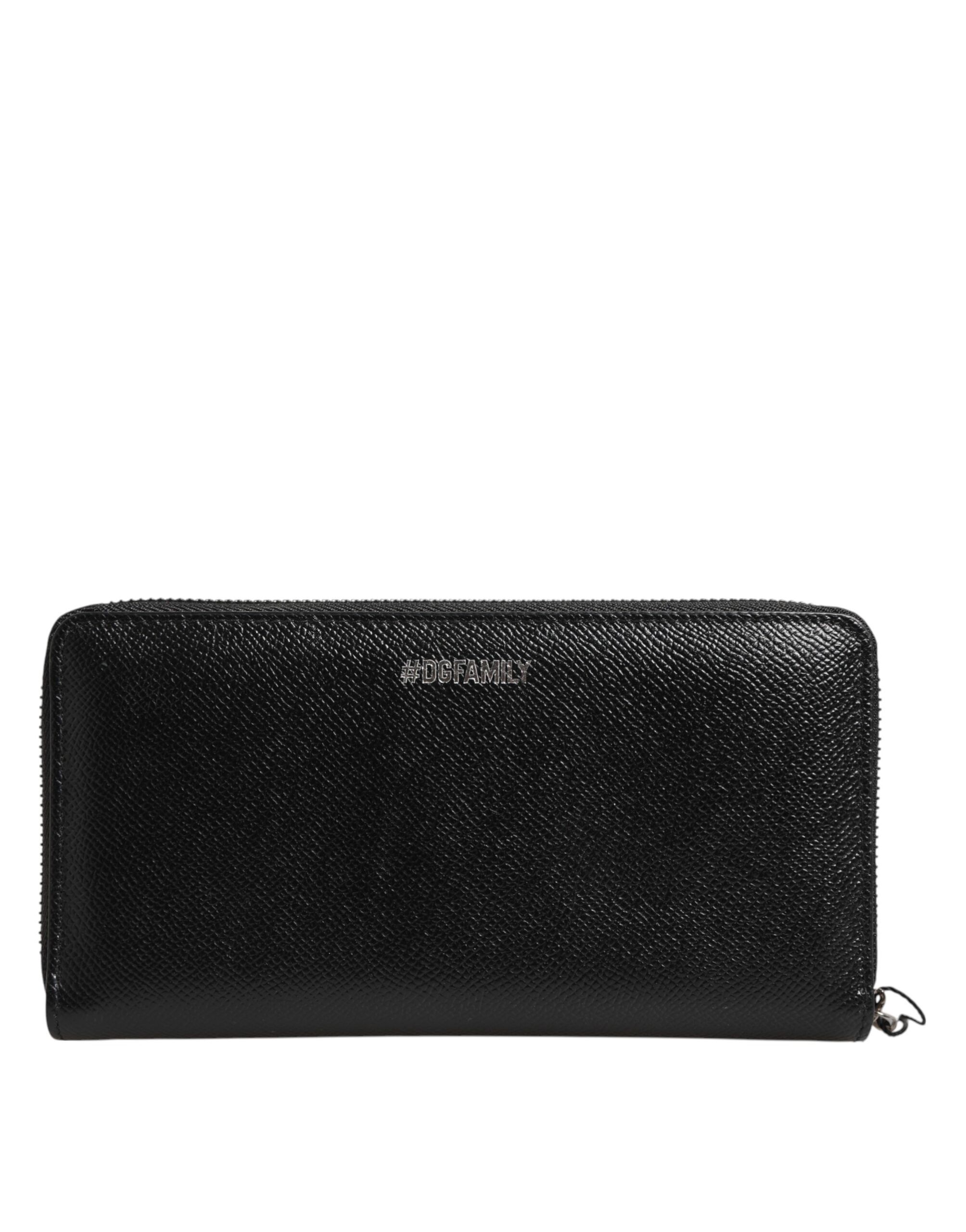 Leather #DGFAMILY Zipper Continental Mens Men's Wallet - Dolce & Gabbana - Modalova